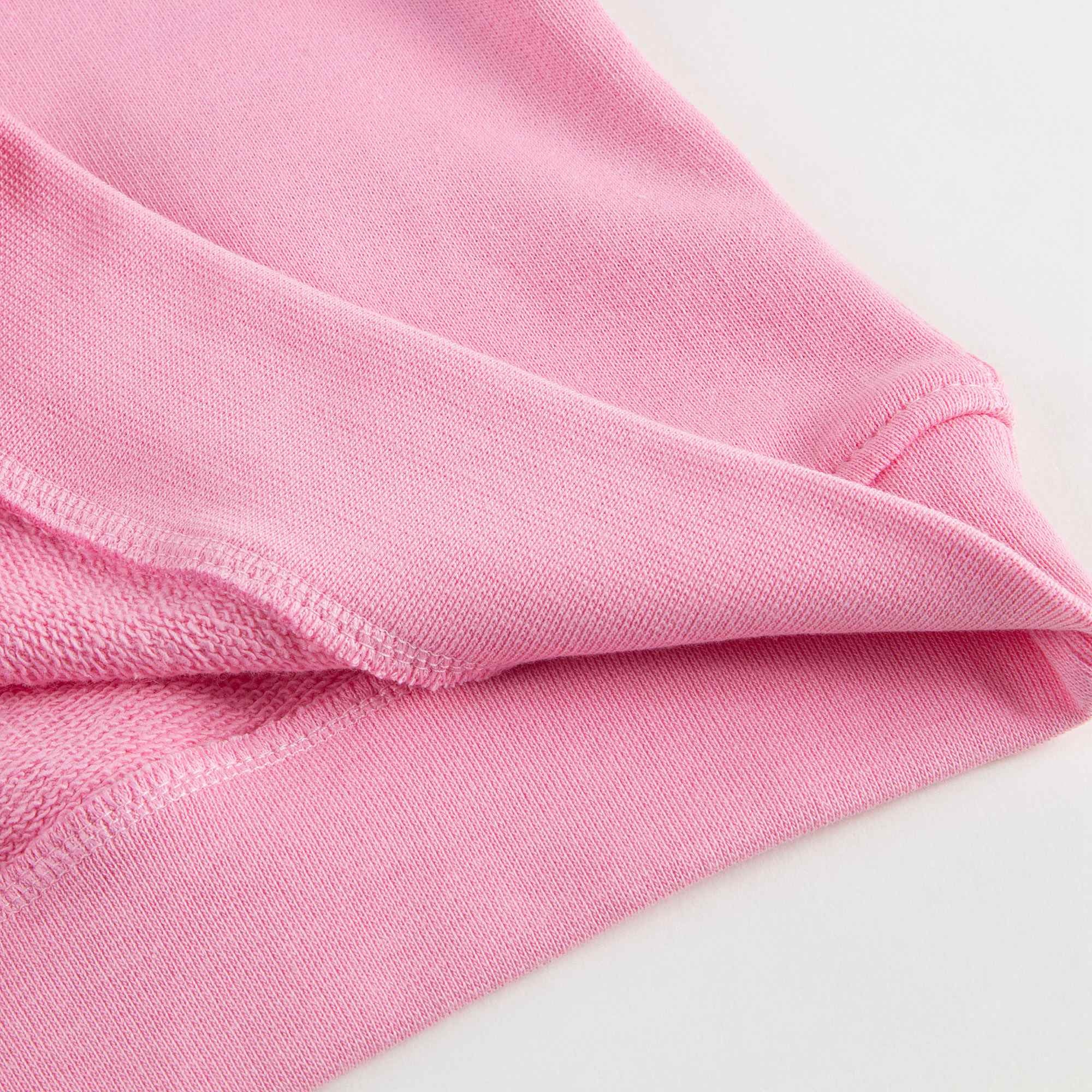 Girls Pink Cotton Logo Sweatshirt