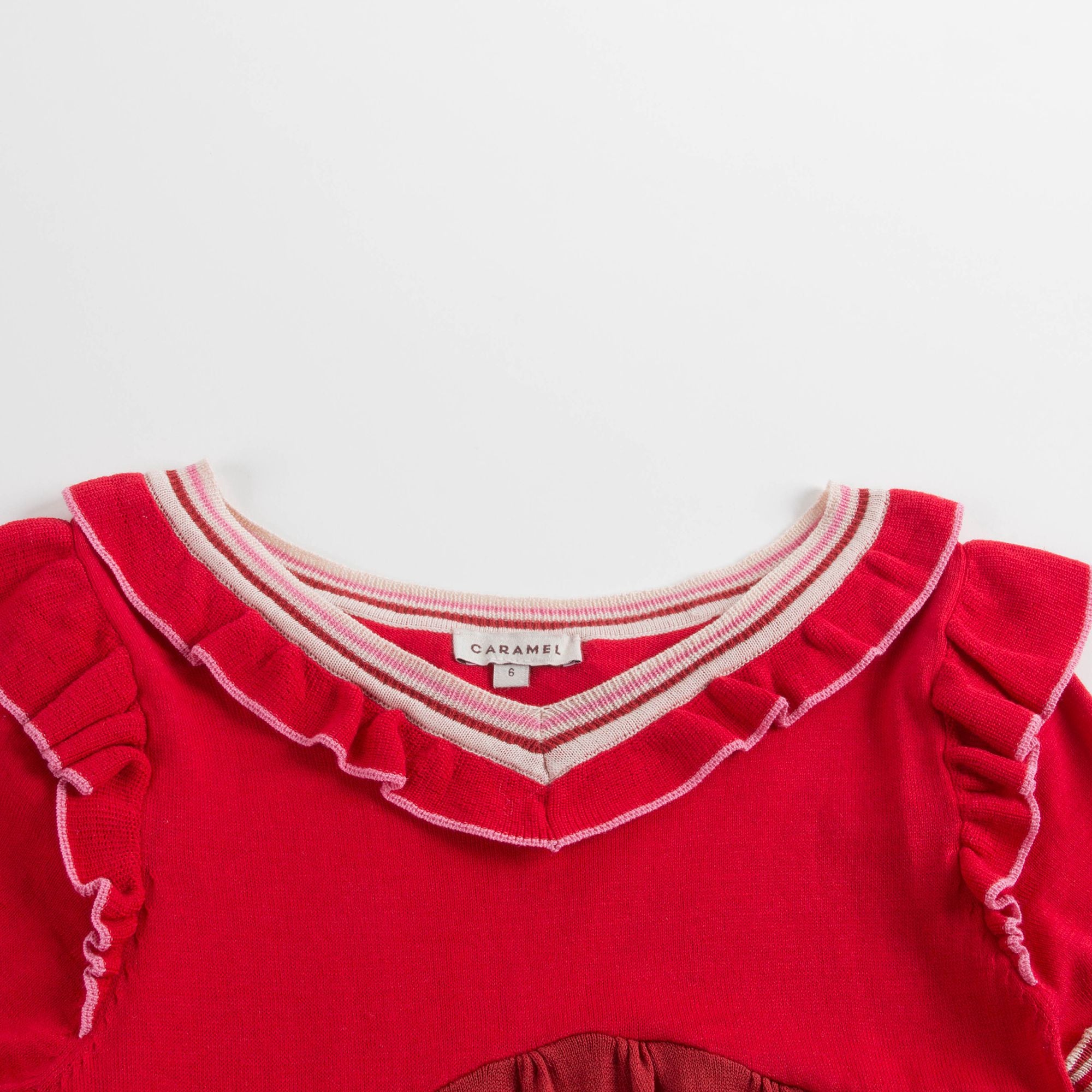 Girls Berry Cotton Dress