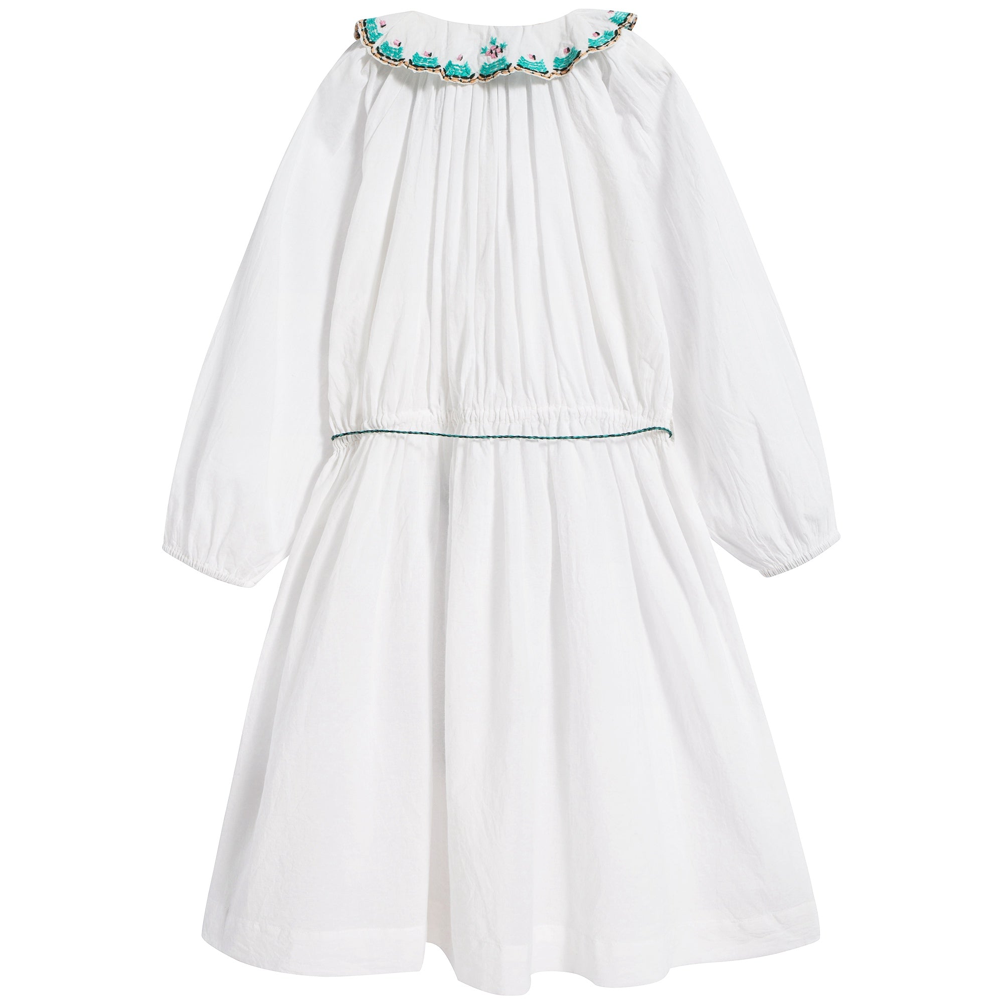 Girls White Portea Dress