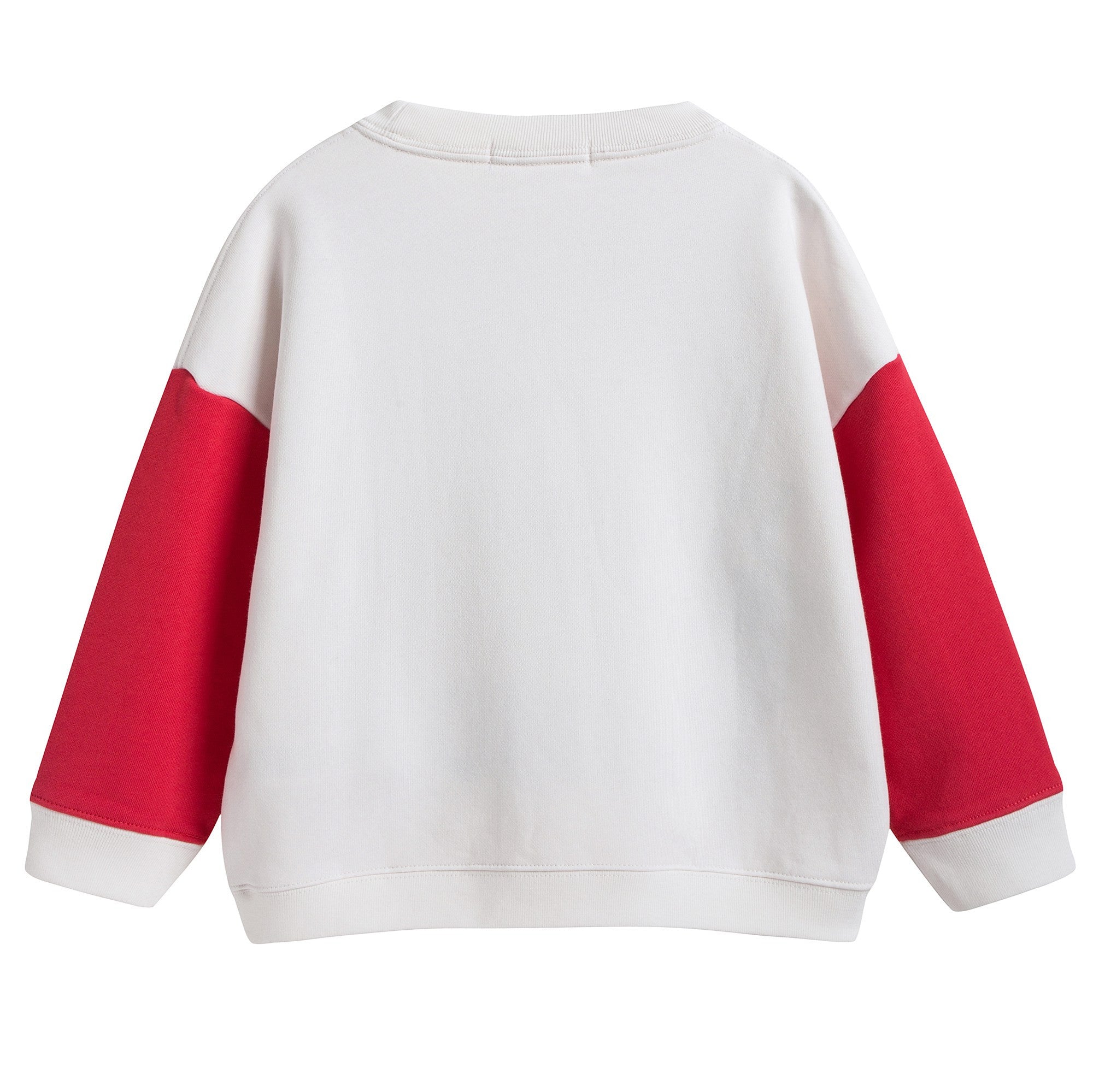 Boys & Girls White Cotton T-shirt