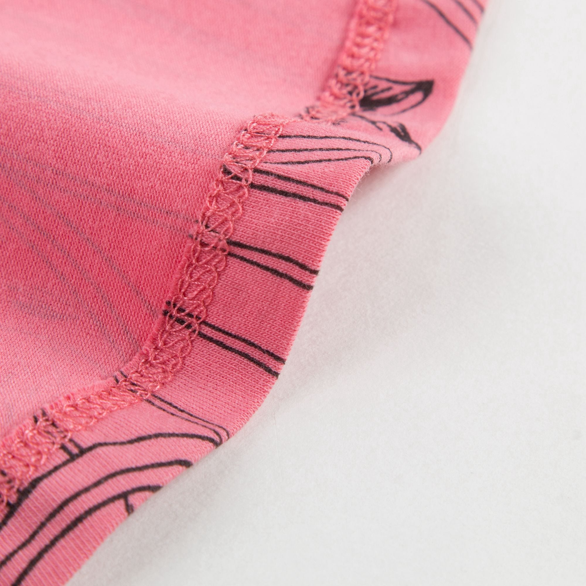 Girls Pink Fox Family Skirt