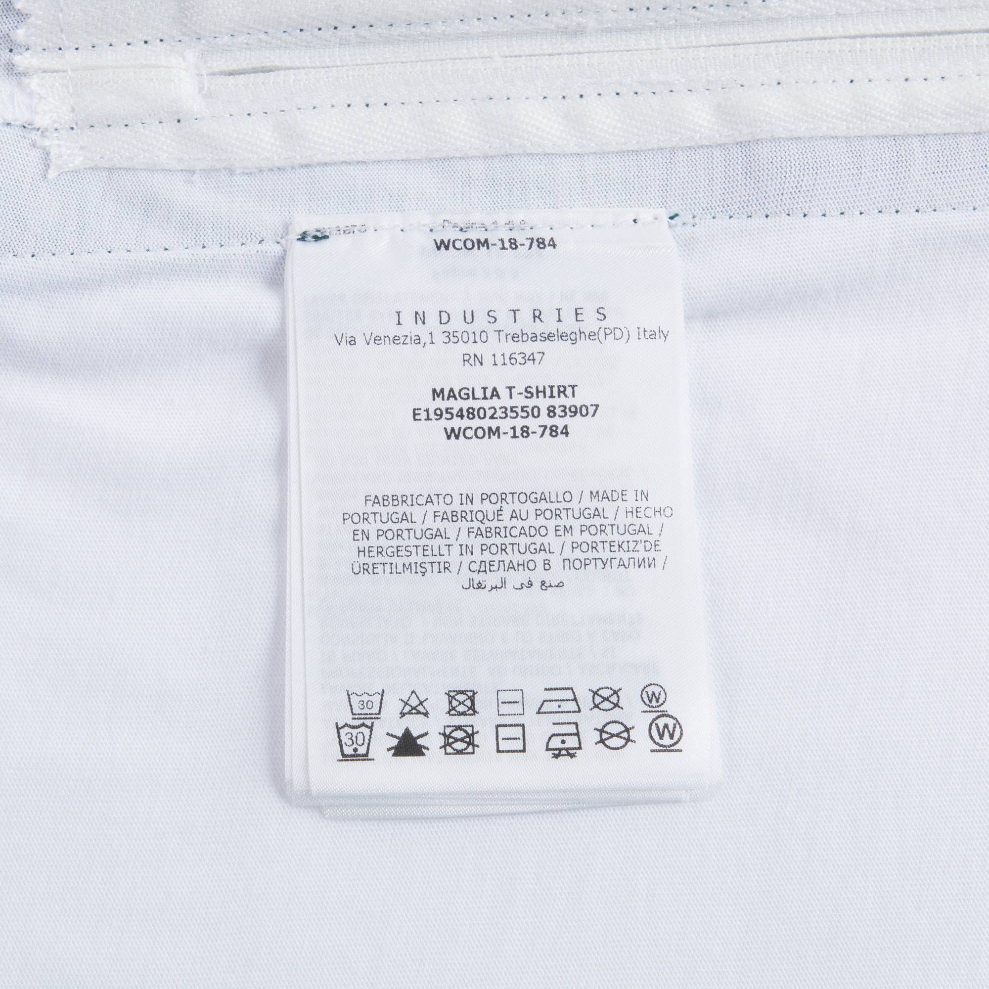 Boys White Cotton T-shirt