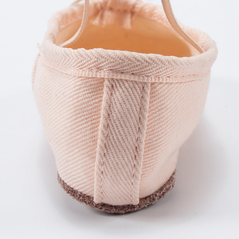 Girls Beige Dessus Cotton Shoes