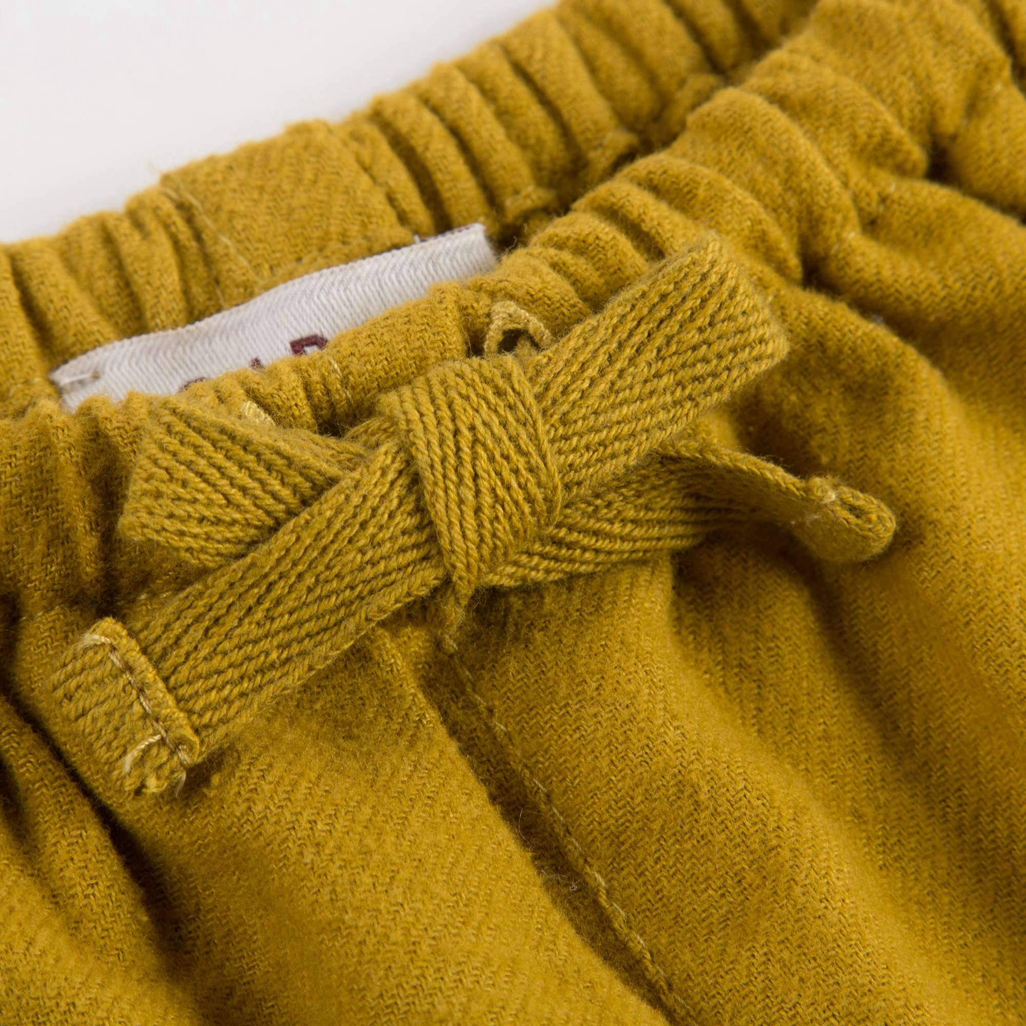 Baby Yellow Cotton Trousers