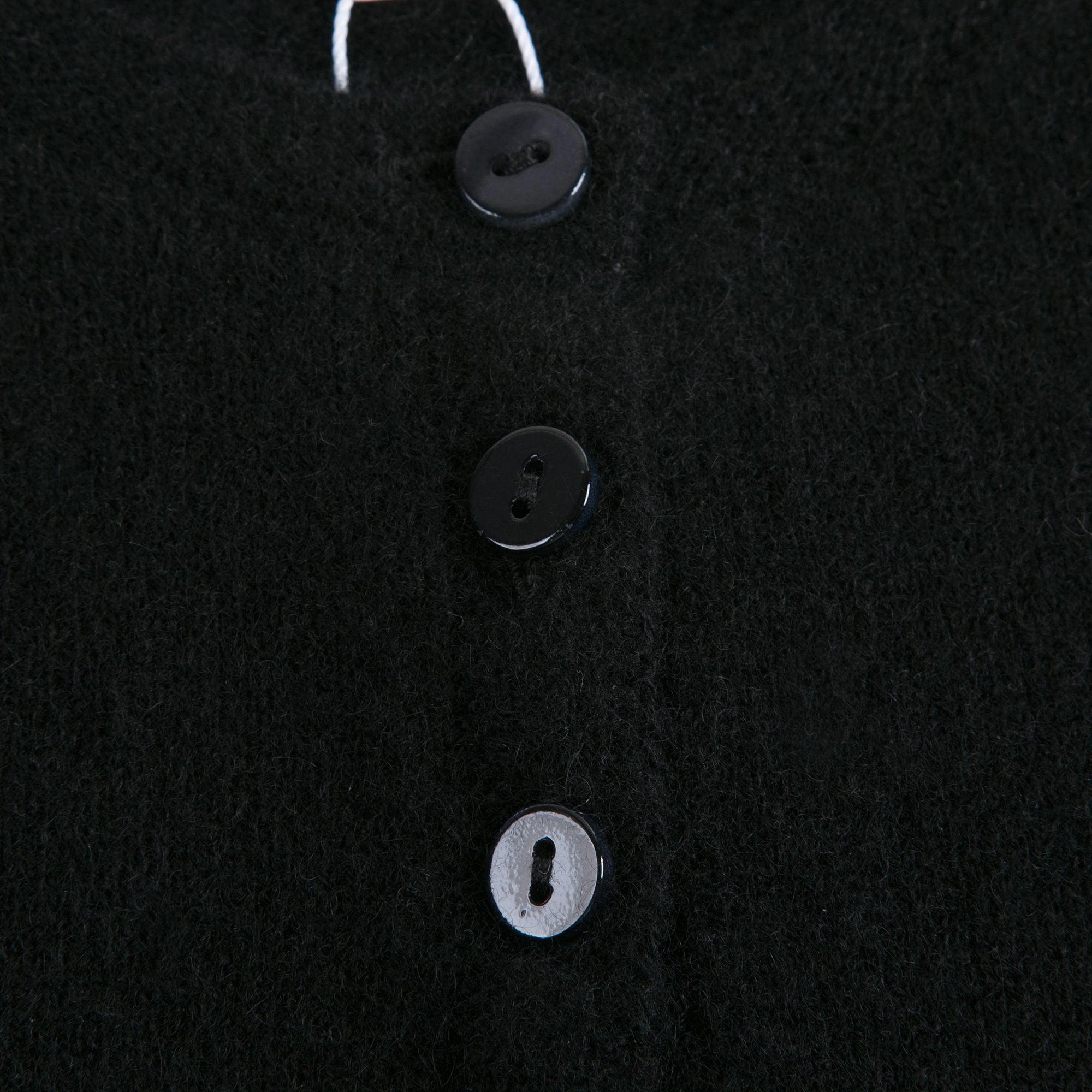 女小童黑色针织开衫