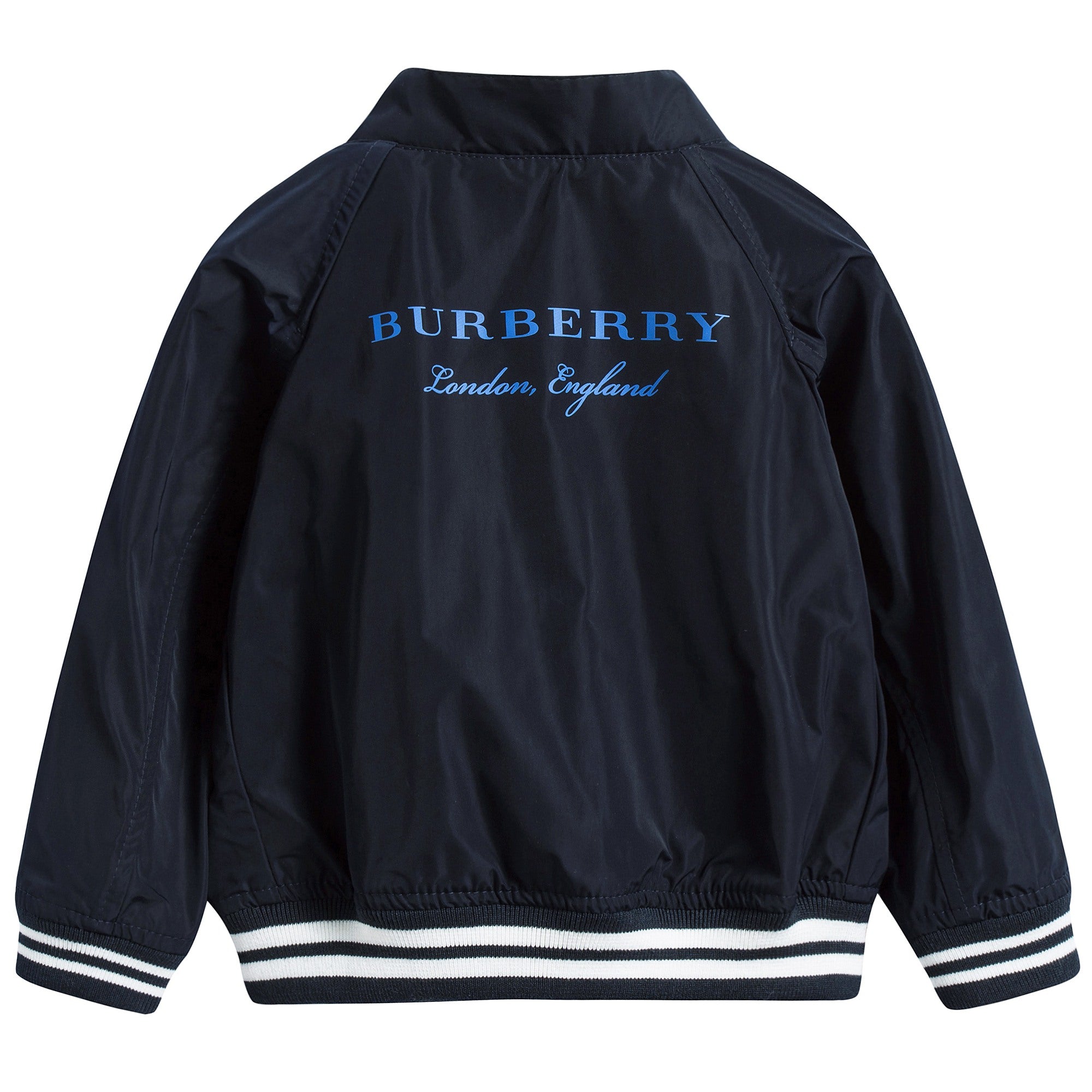 Baby Boys Navy Blue Polyester Jackets