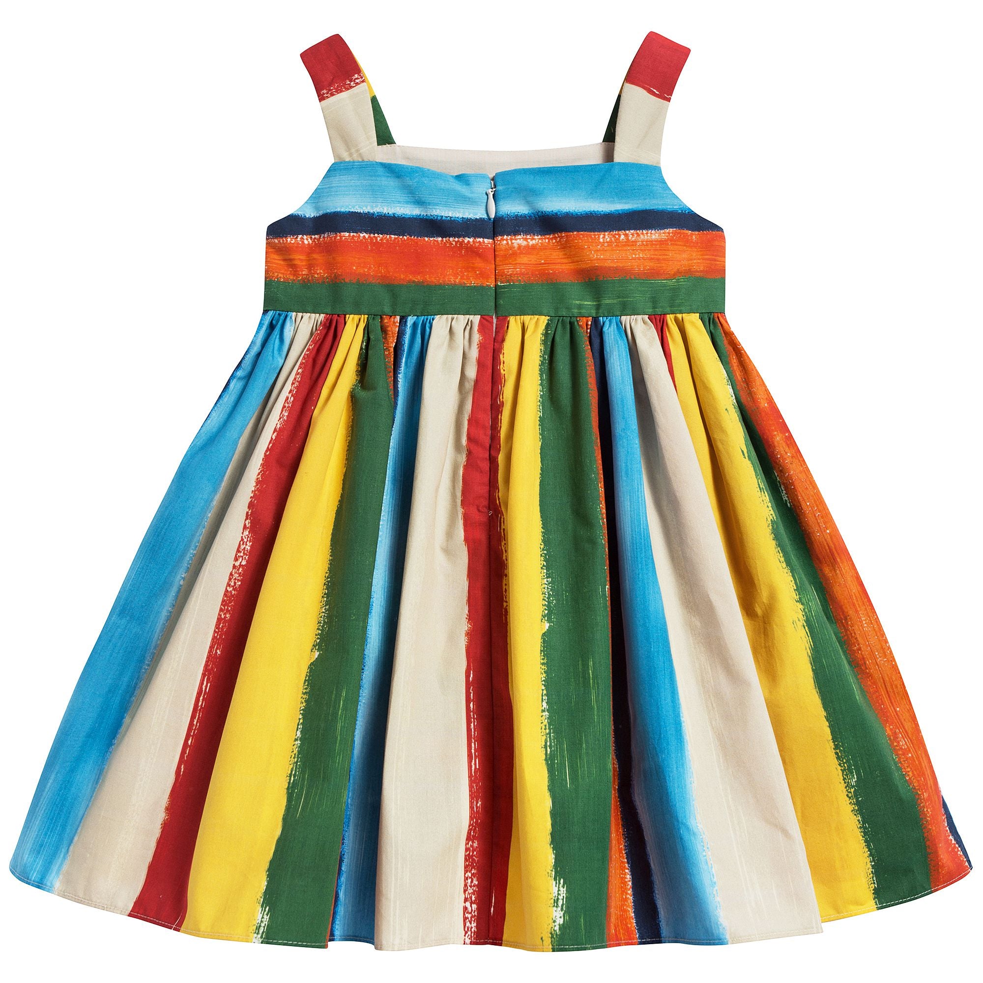 Baby Girls Striped Dress & Pants