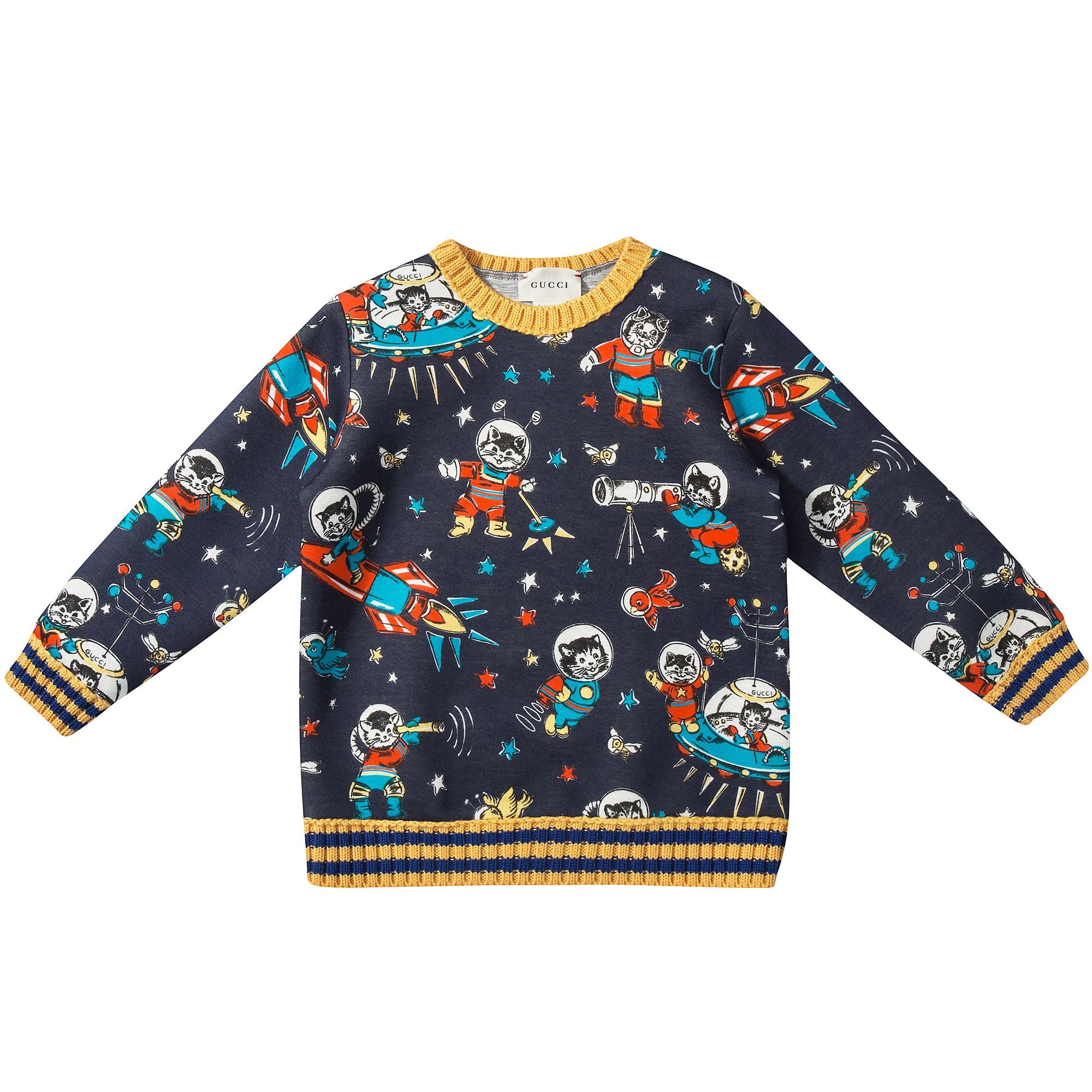 Baby Boys Blue Cotton Sweatshirt