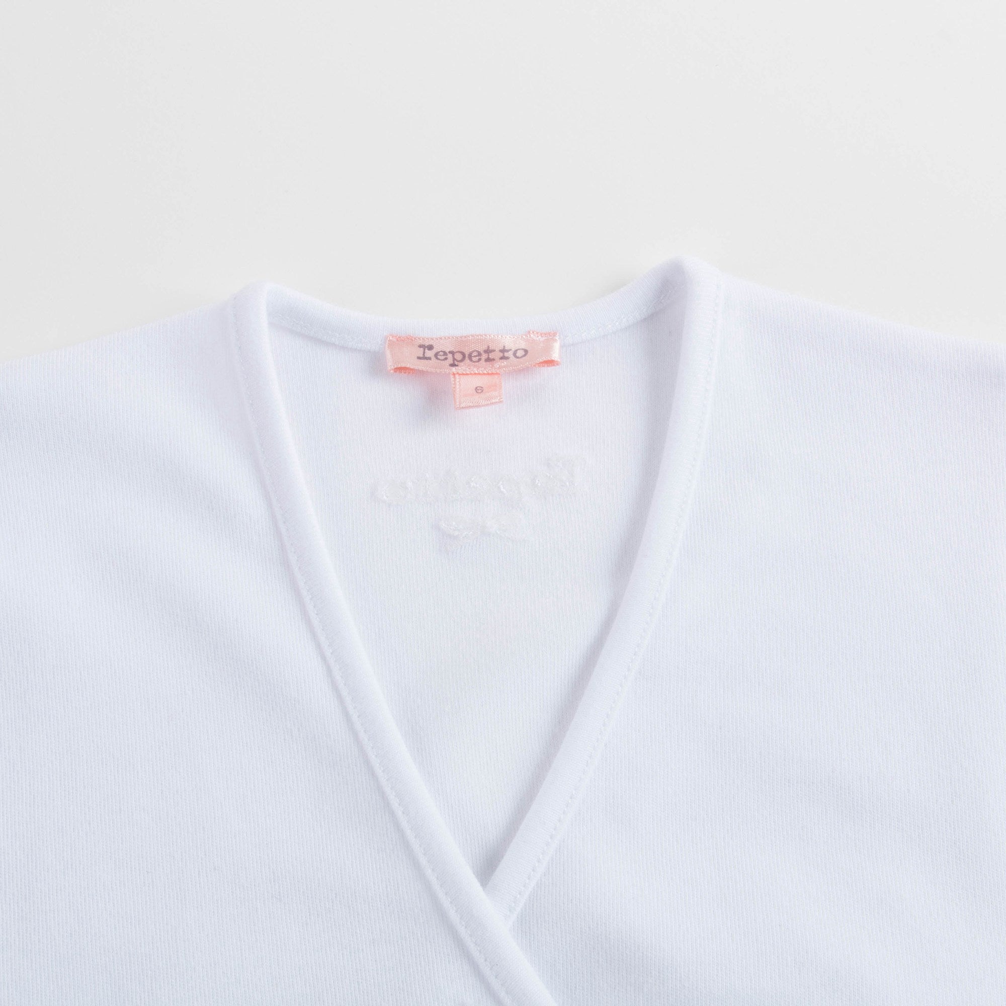 Girls White Cotton Top