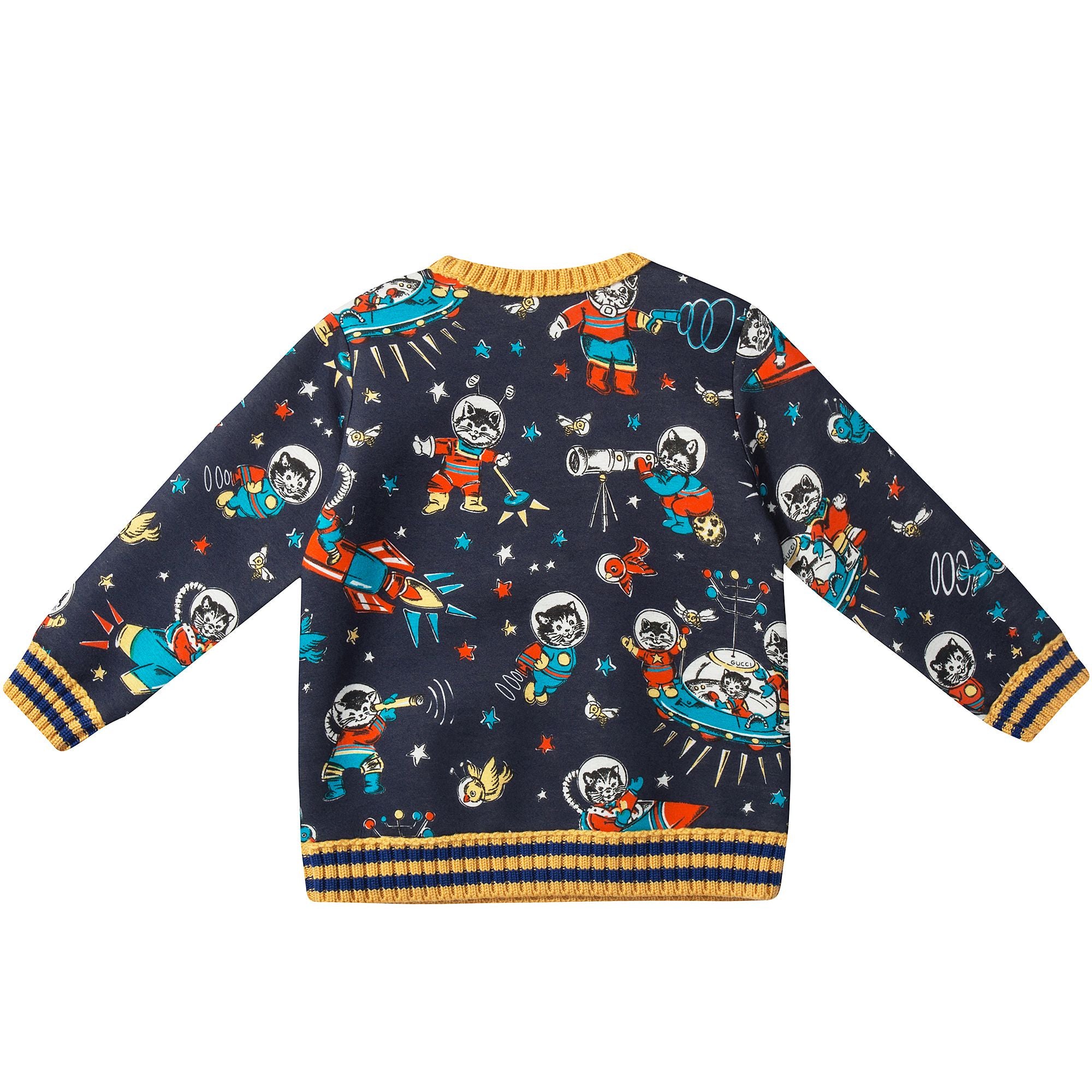 Baby Boys Blue Cotton Sweatshirt