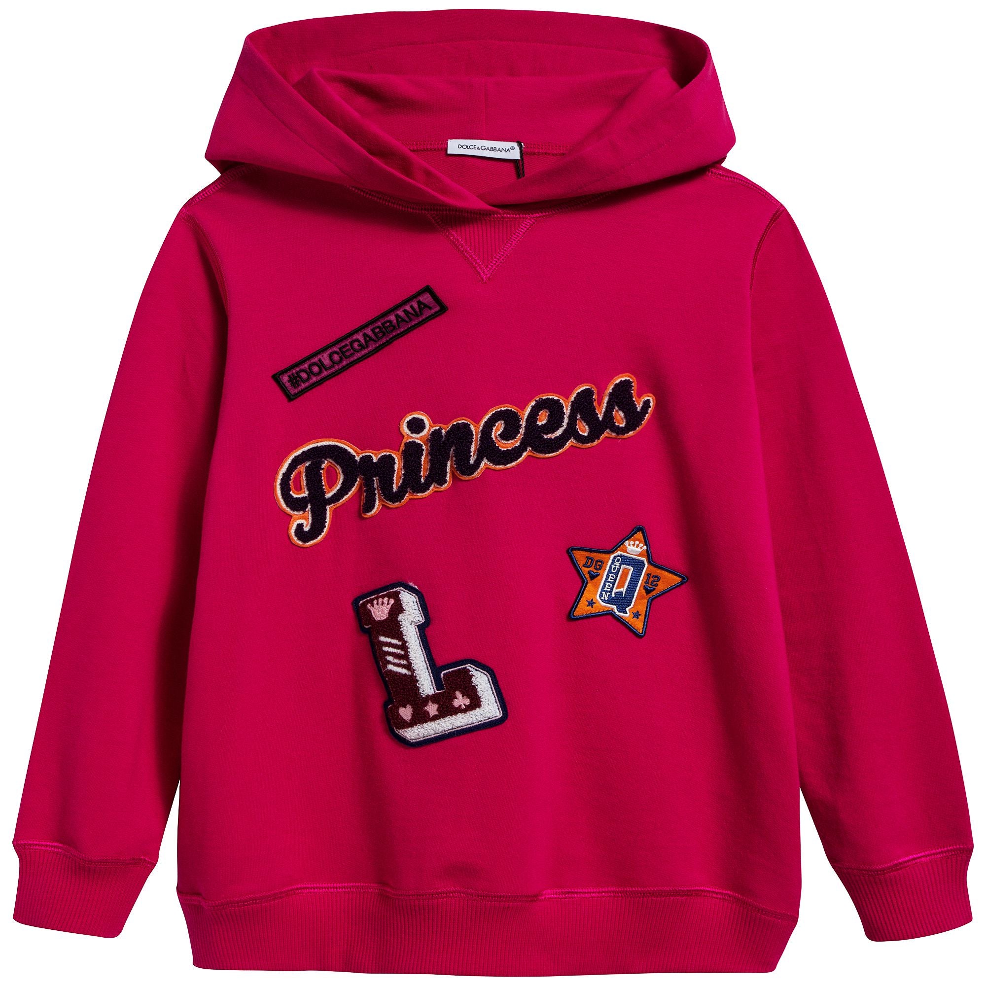 Girls Red Pink Embroidered Cotton Coat