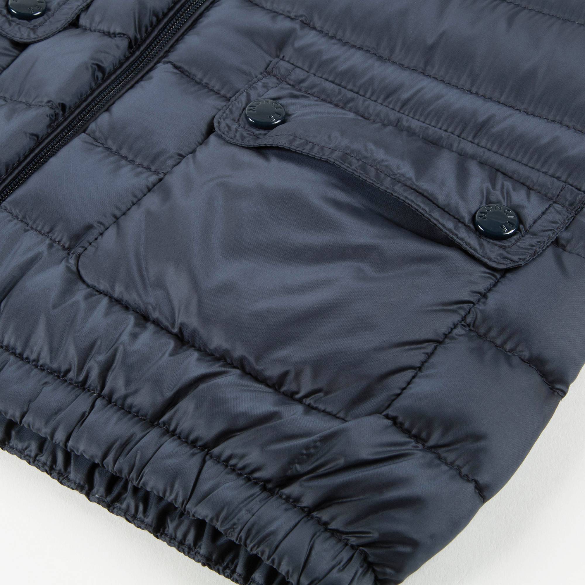 Girls Blue 'Lans' Padded Down Jacket