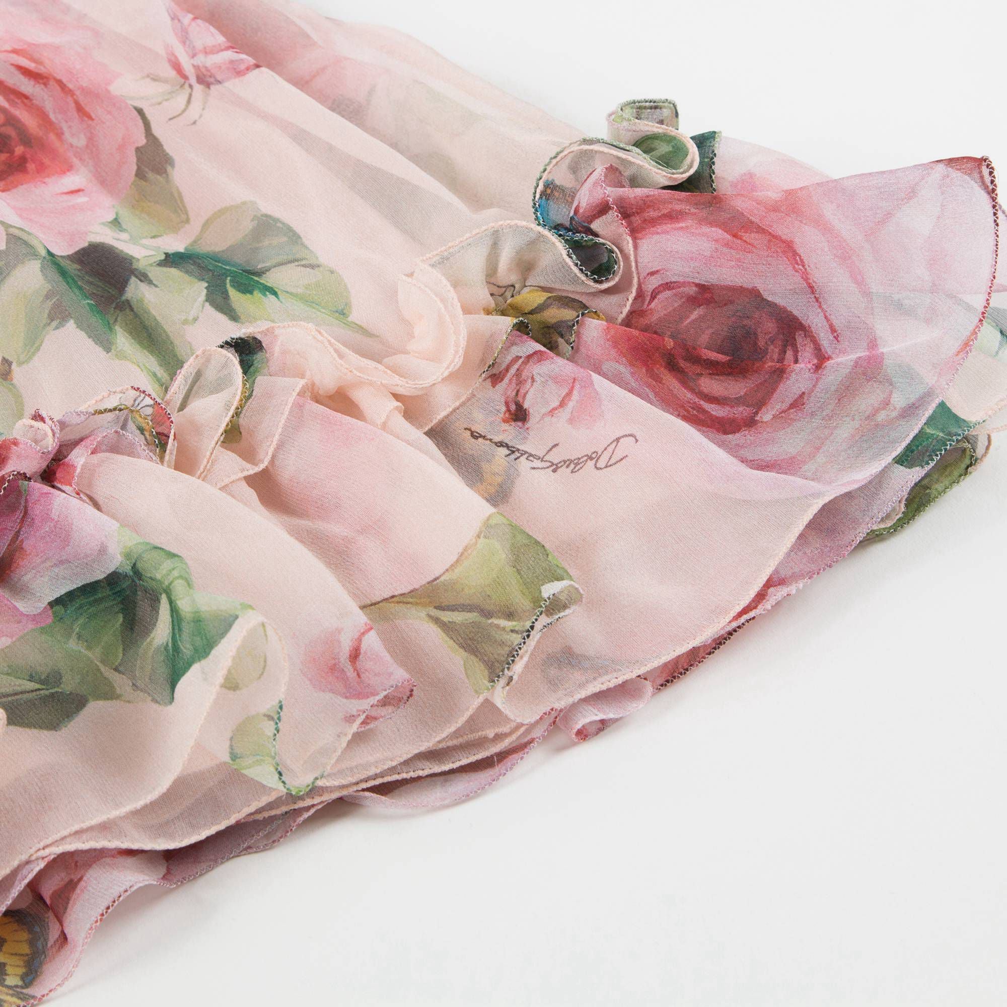 Baby Girls Rose Butterfly Printing Dress