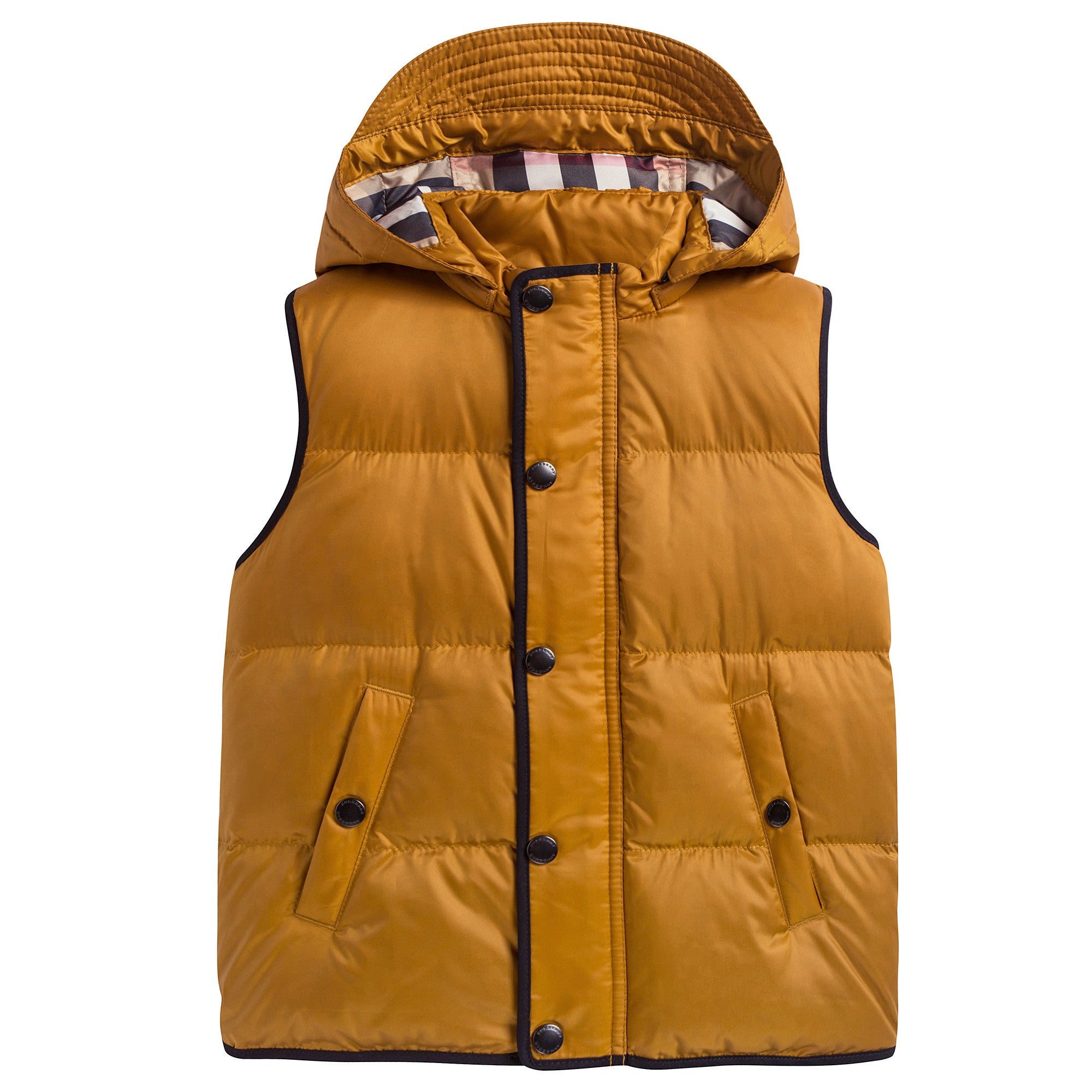 Boys & Girls Yellow 'Mini Carlton' Down Gilet