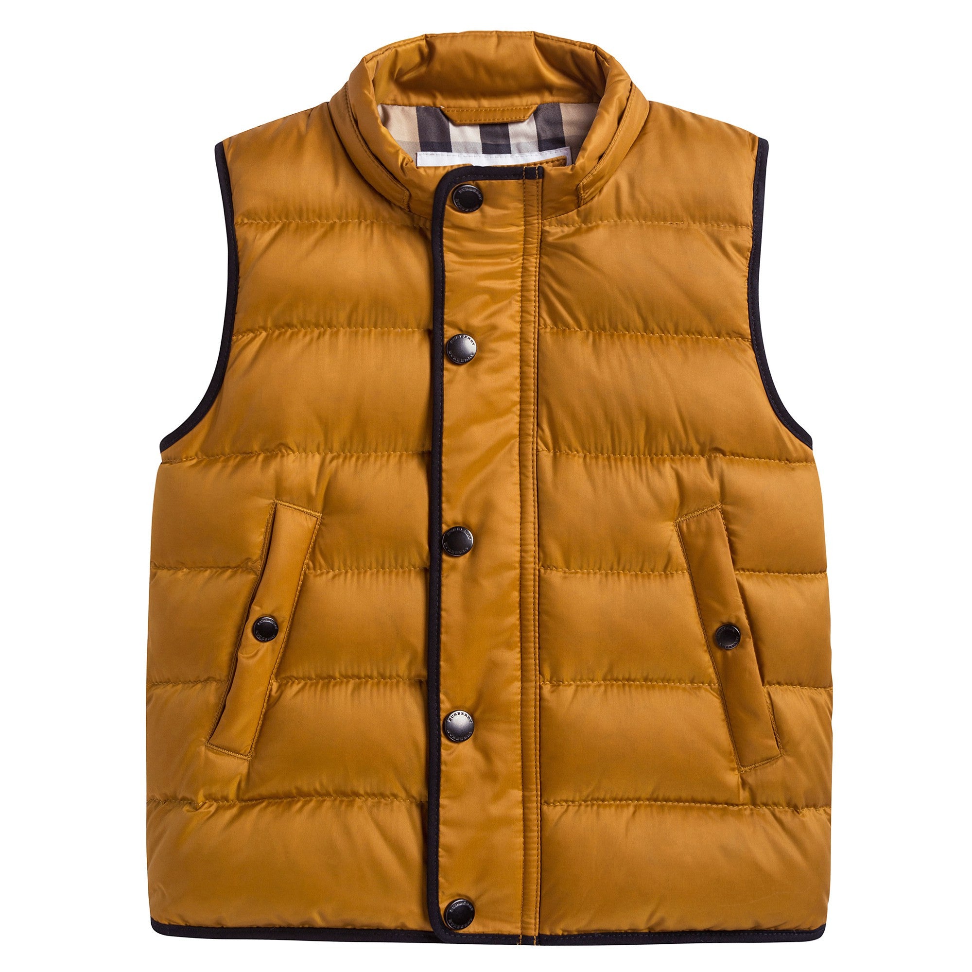 Boys & Girls Yellow 'Mini Carlton' Down Gilet