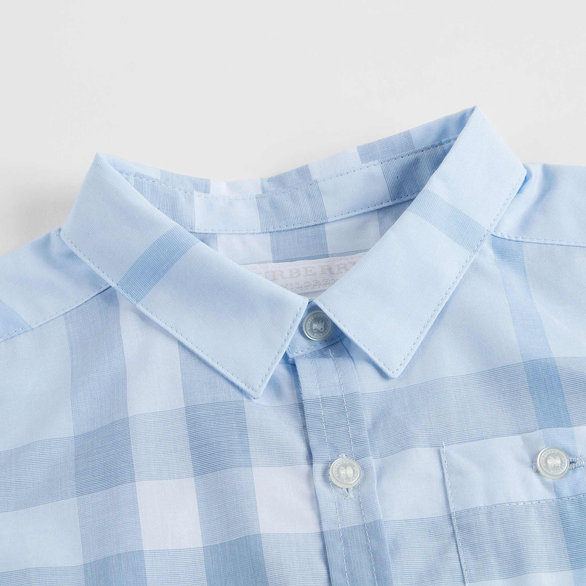 Baby Boys Blue Check Shirt