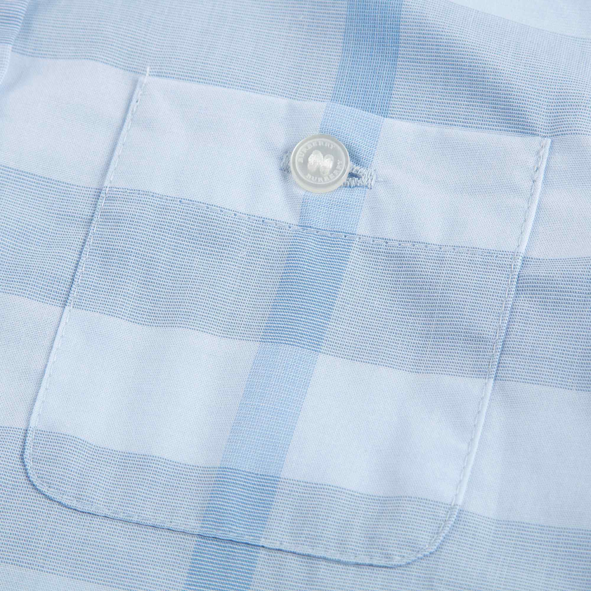 Baby Boys Blue Check Shirt