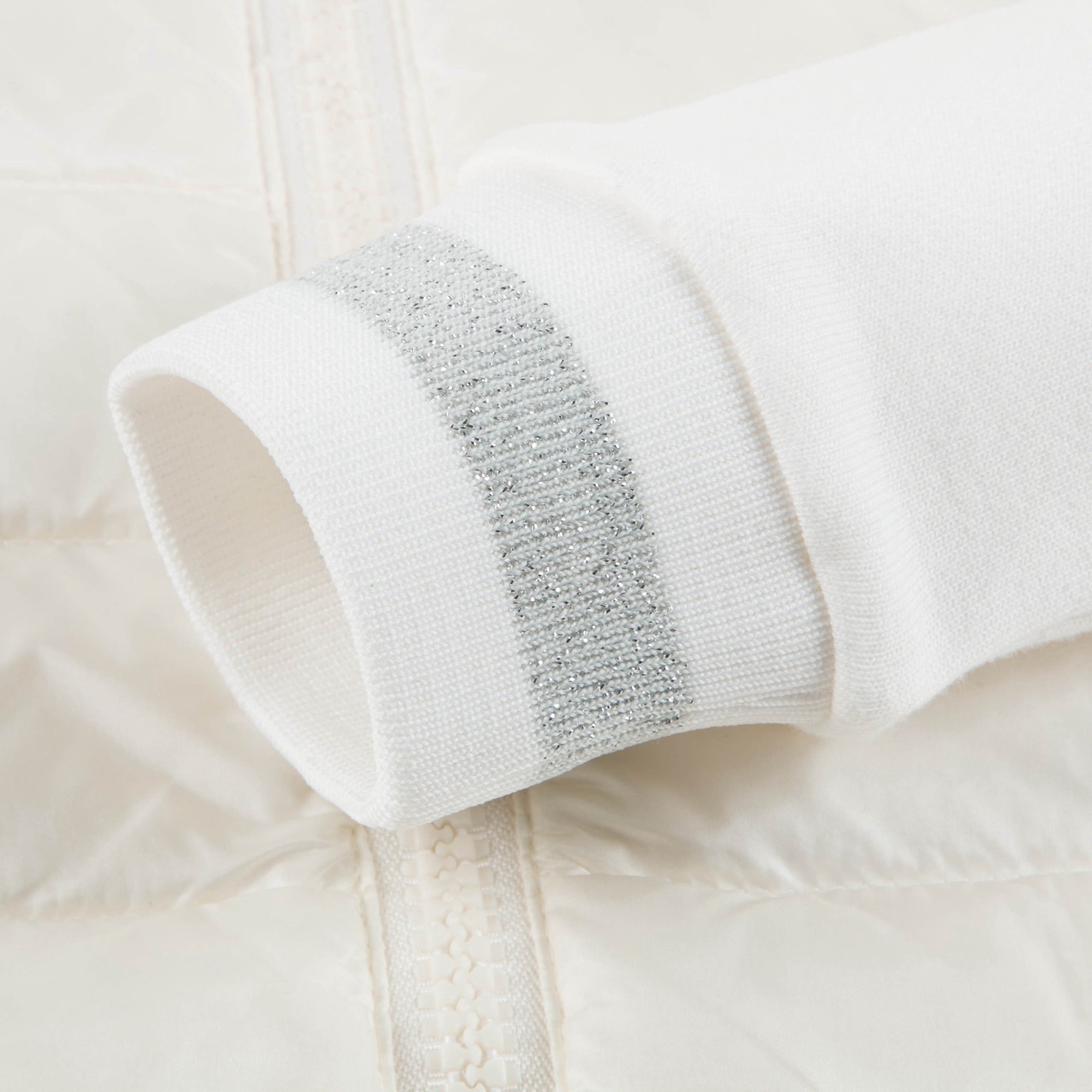 Girls White  "Maglia" Cardigan