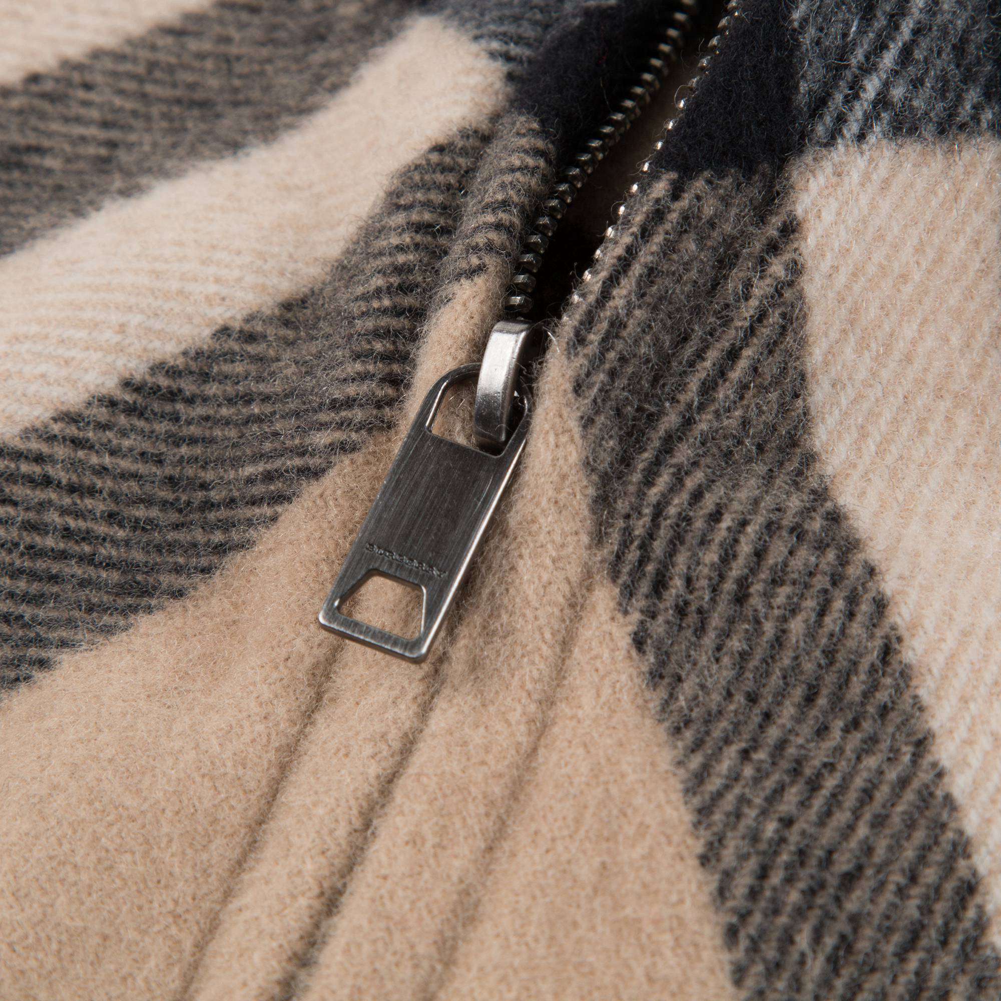 Girls  Beige  Check   Wool   Blankets
