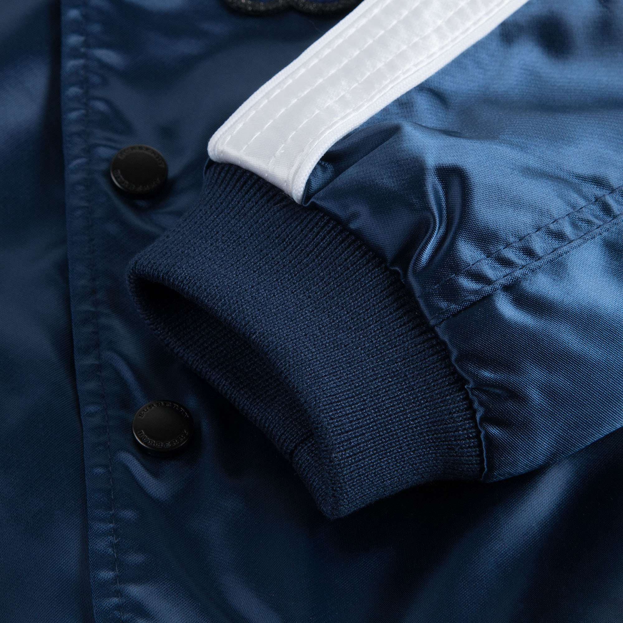Boys Blue Cloud Printed Jacket