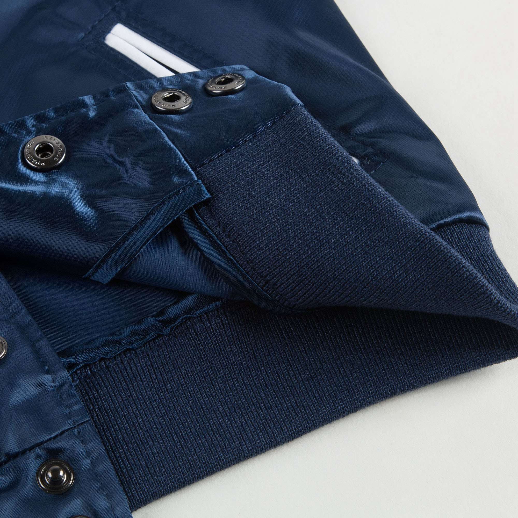 Boys Blue Cloud Printed Jacket