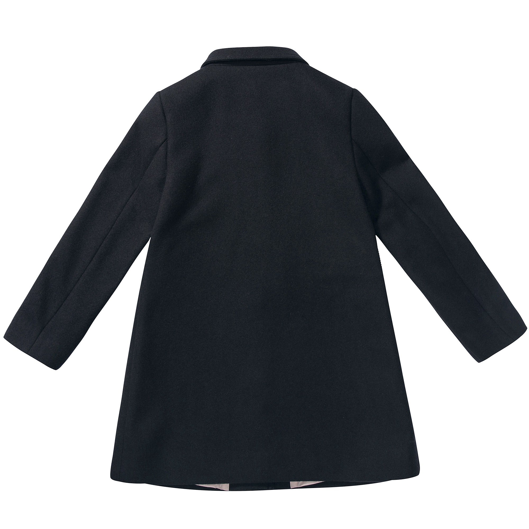 Girls Ink Blue  Wool  Coat