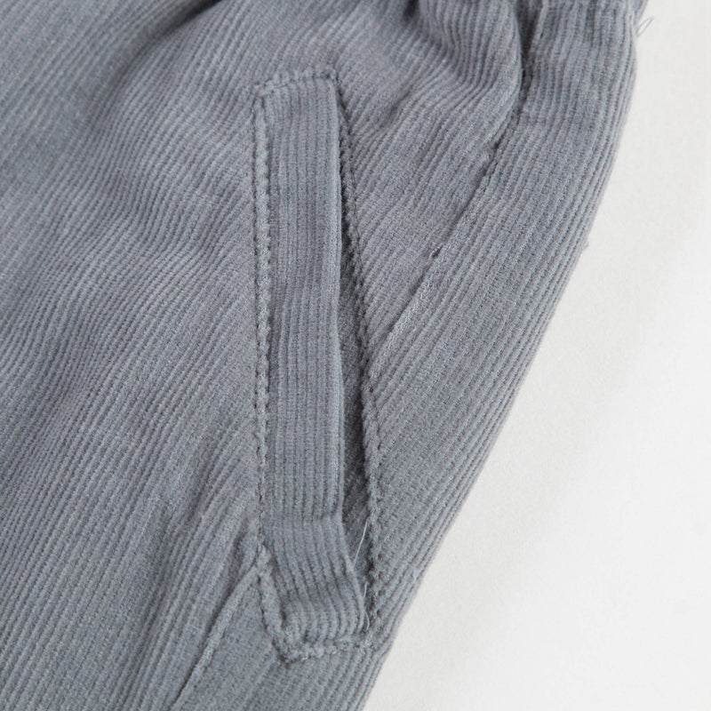 Girls Grey Cotton Trousers