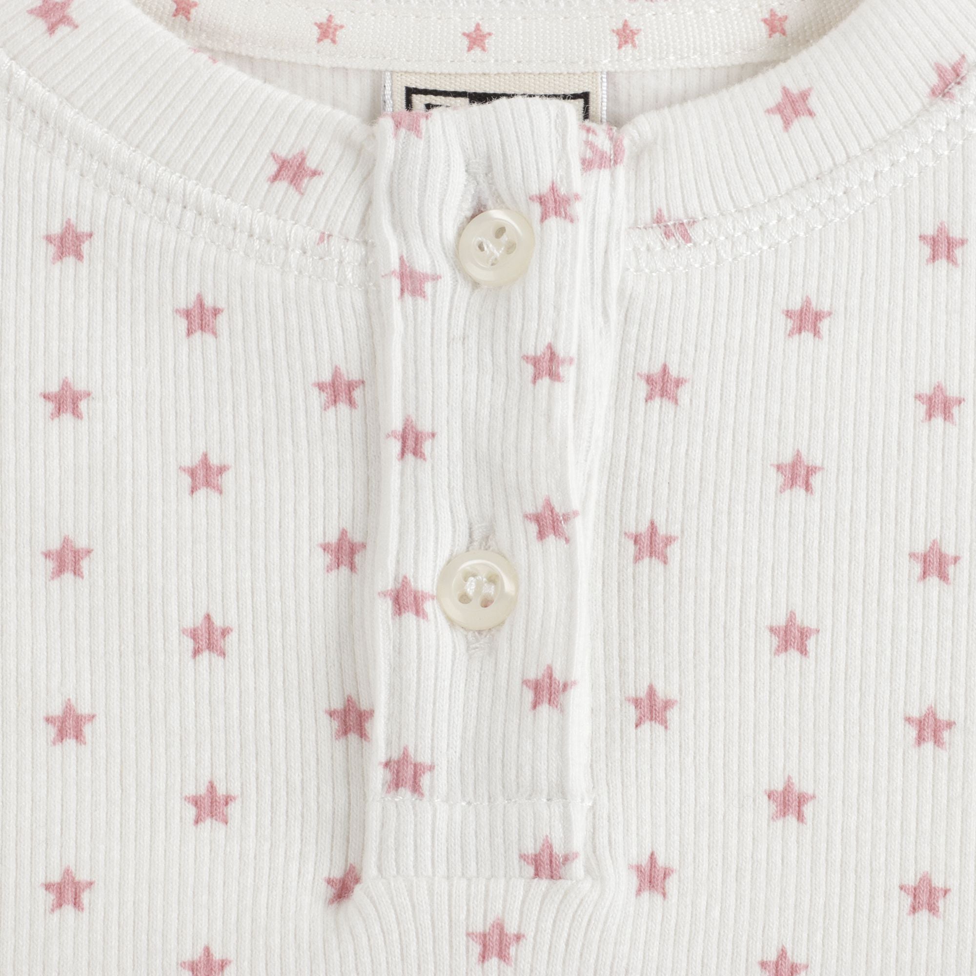 Girls White Stars Nightwear Set