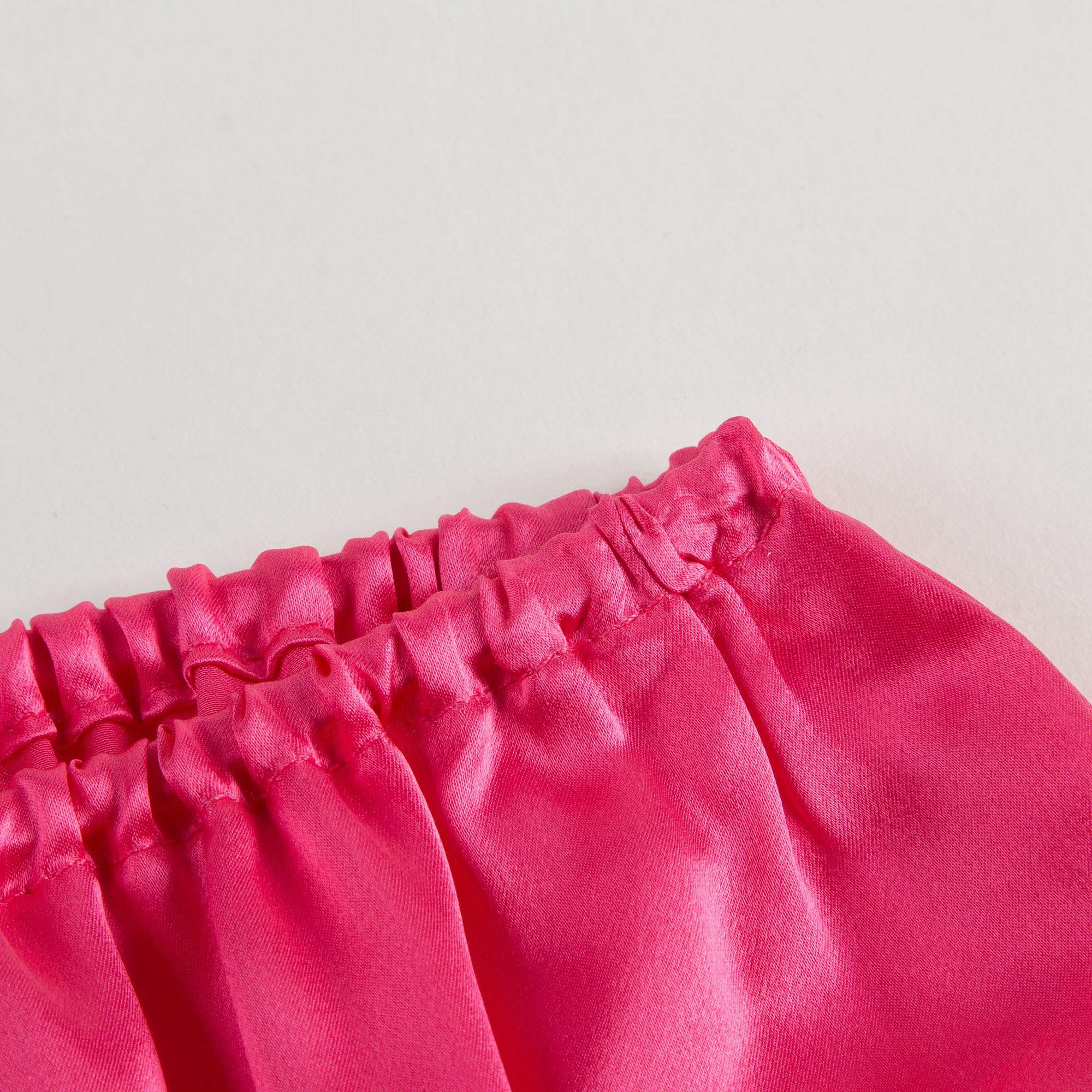 Baby Girls Pink Silk Short