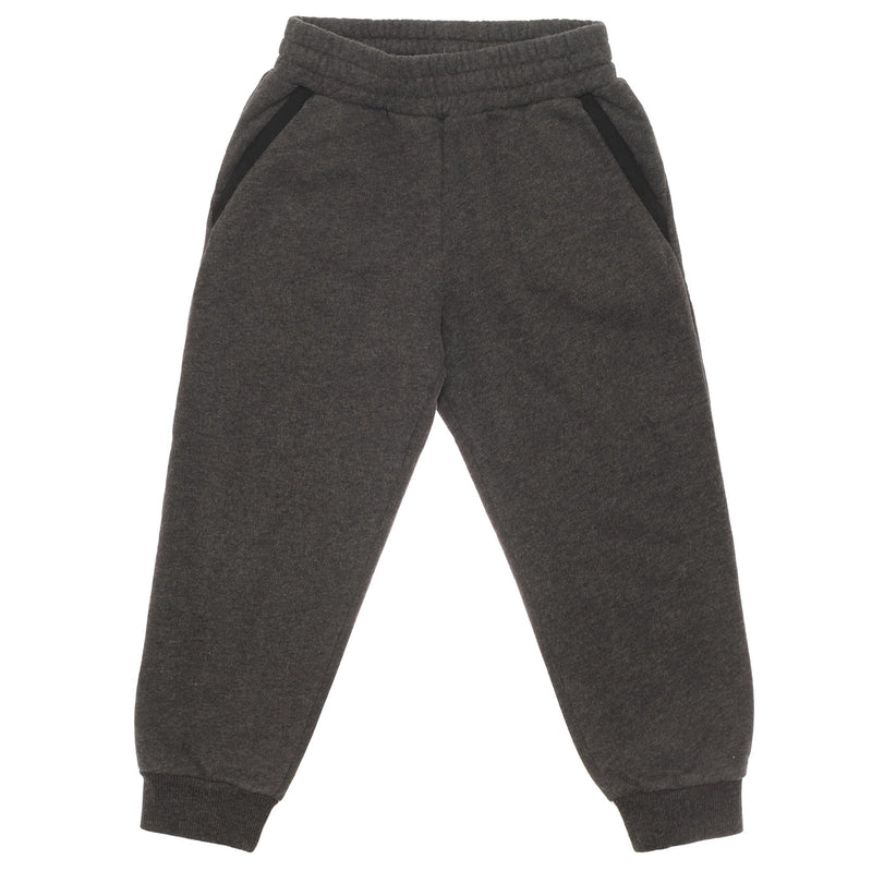 Boys Grey Hooded Cotton Jersey Tracksuit - CÉMAROSE | Children's Fashion Store - 6
