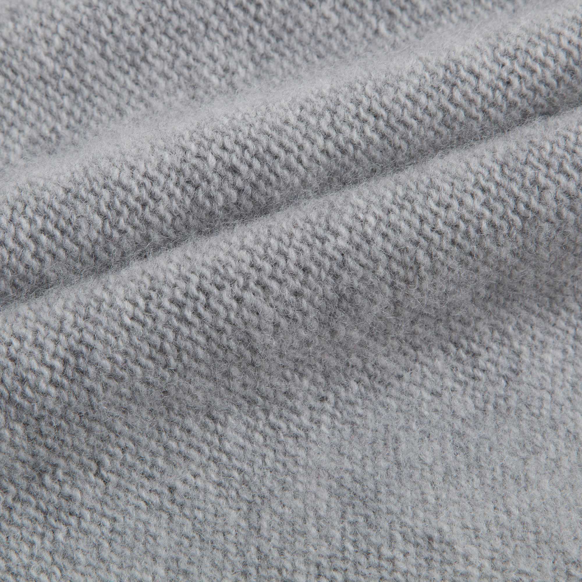 Baby Girls Grey With Pom-Pom Wool Dress