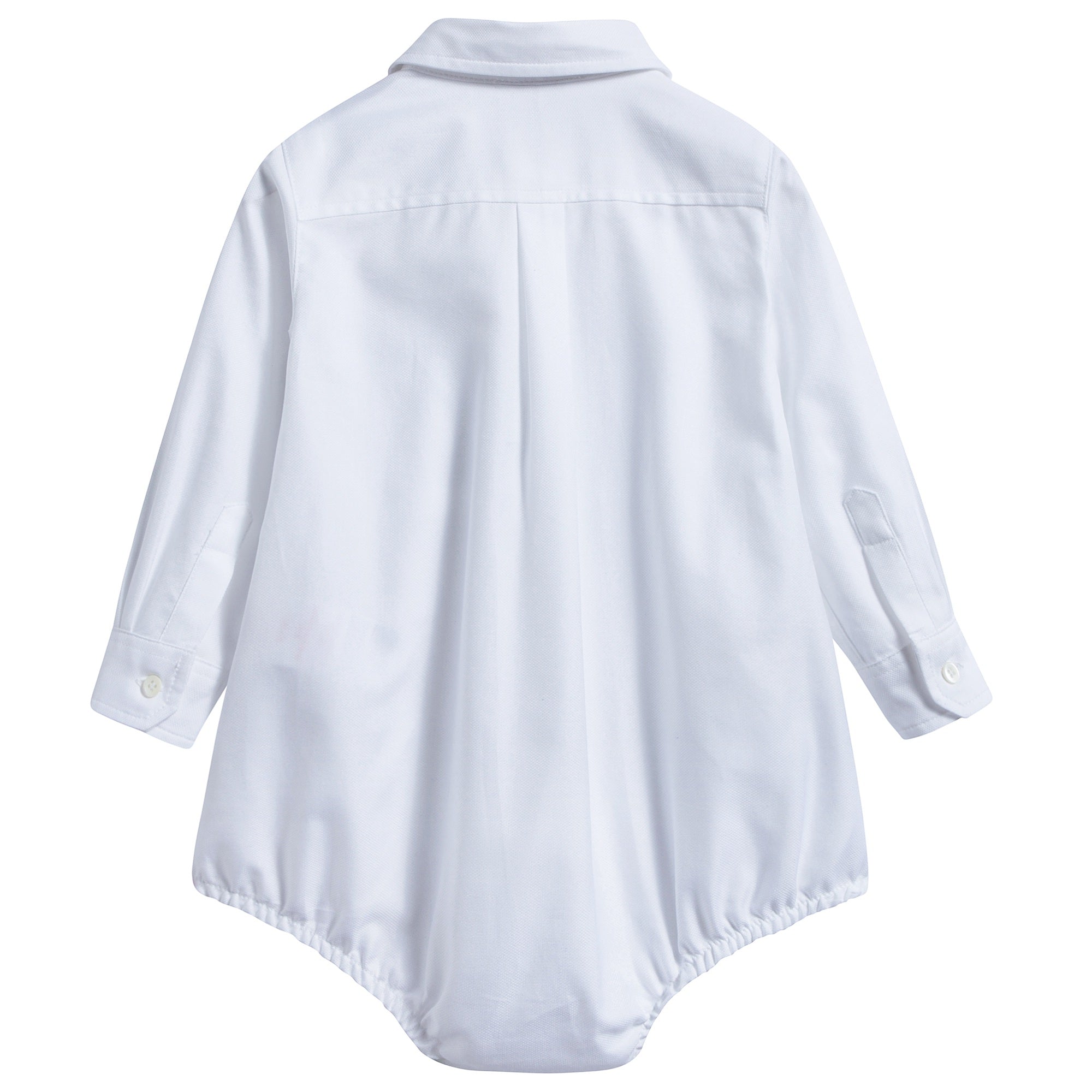 Baby  White  Cotton  Babysuit