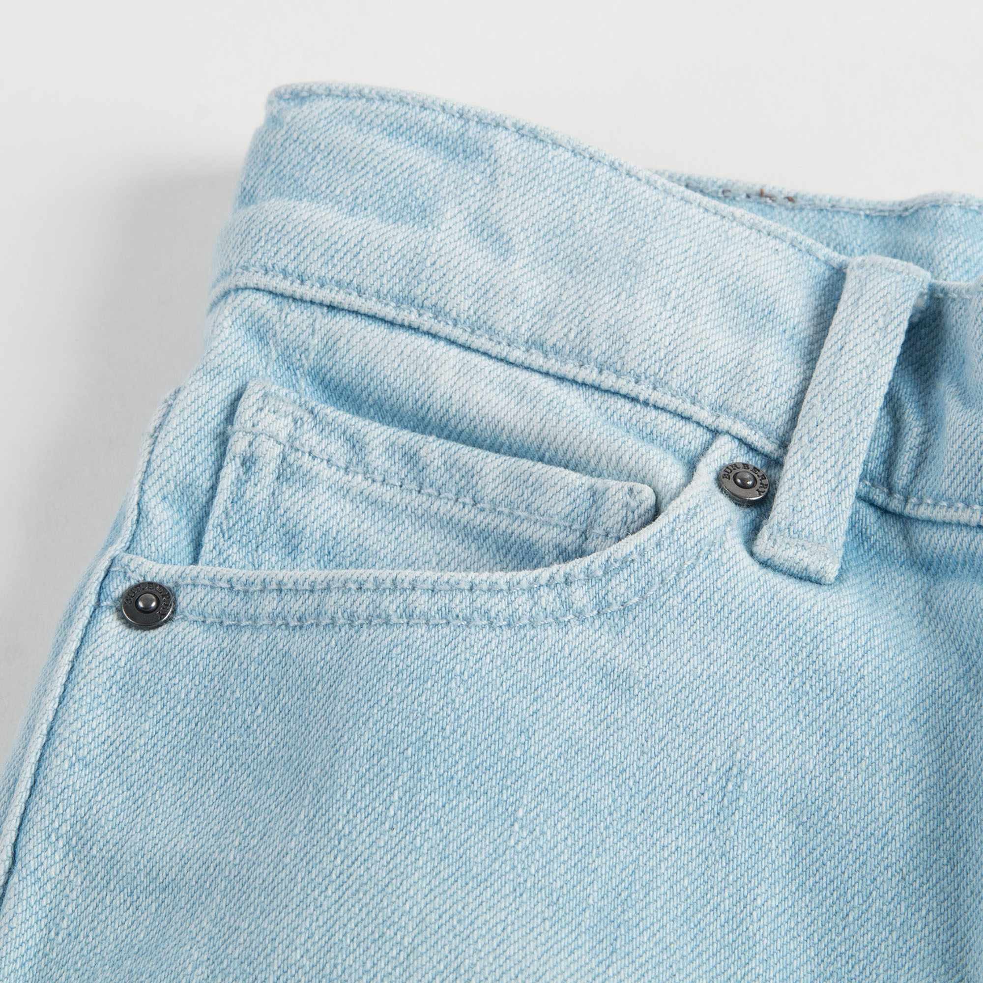 Girls Blue Cotton Jeans