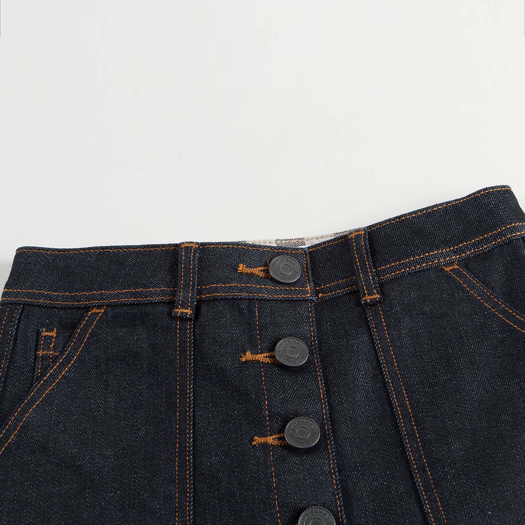 Girls Dark Blue Jean Skirt