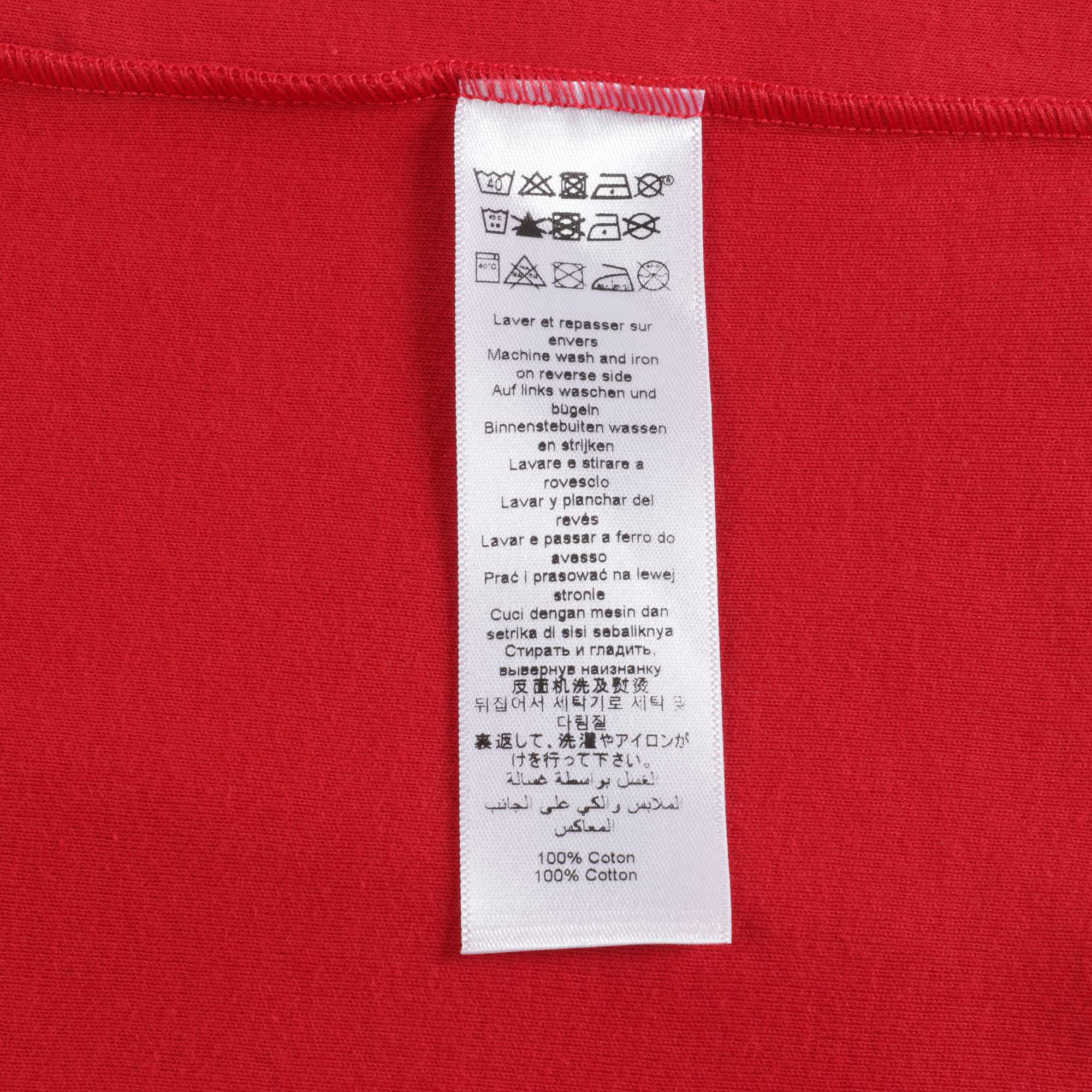 Girls Red Cotton Turtleneck