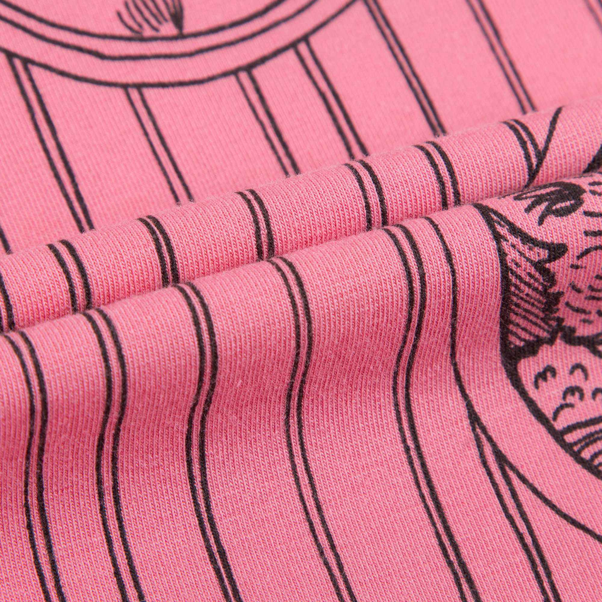 Girls Pink Fox Family Dress