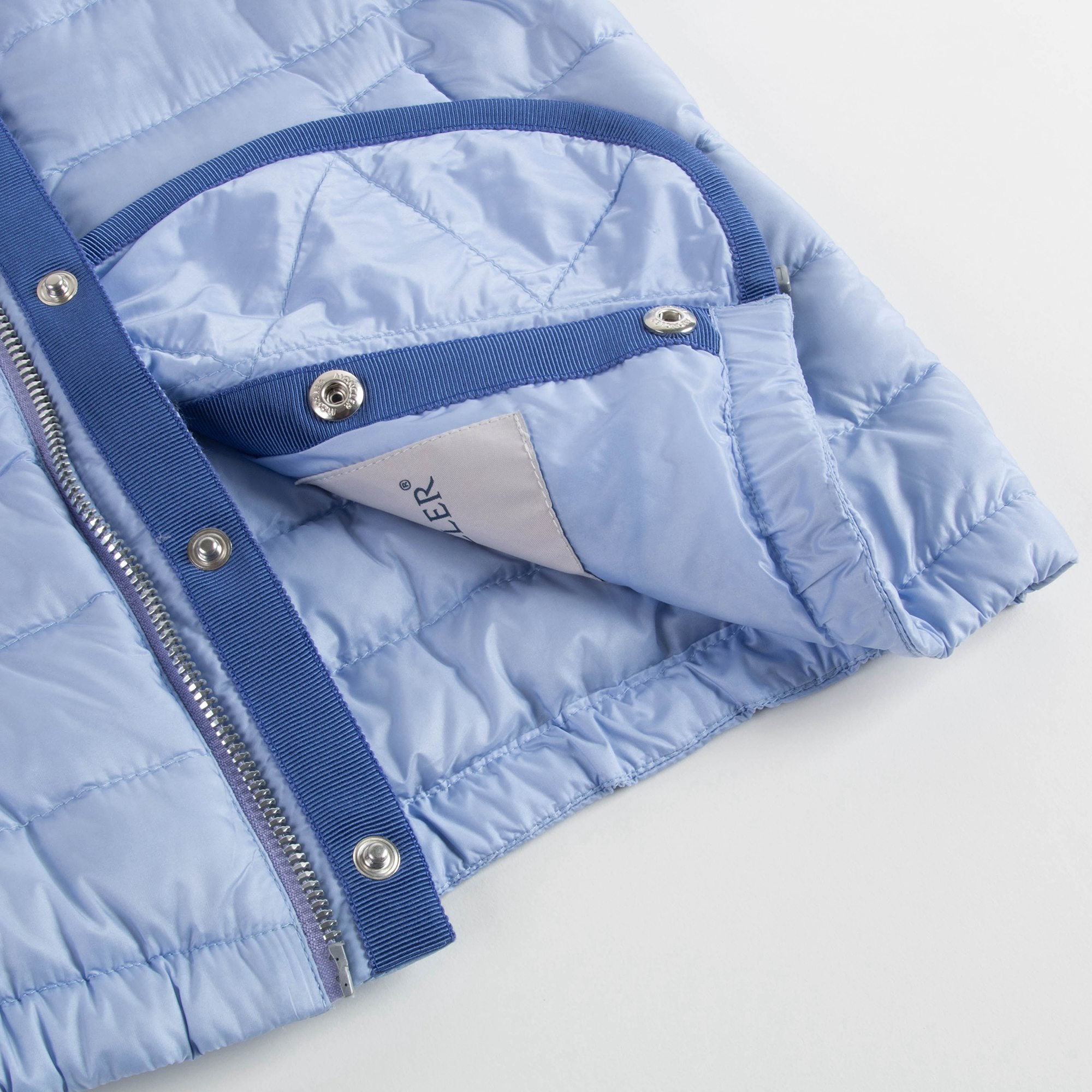 Girls Light Blue "KIEV" Padded Down Coat