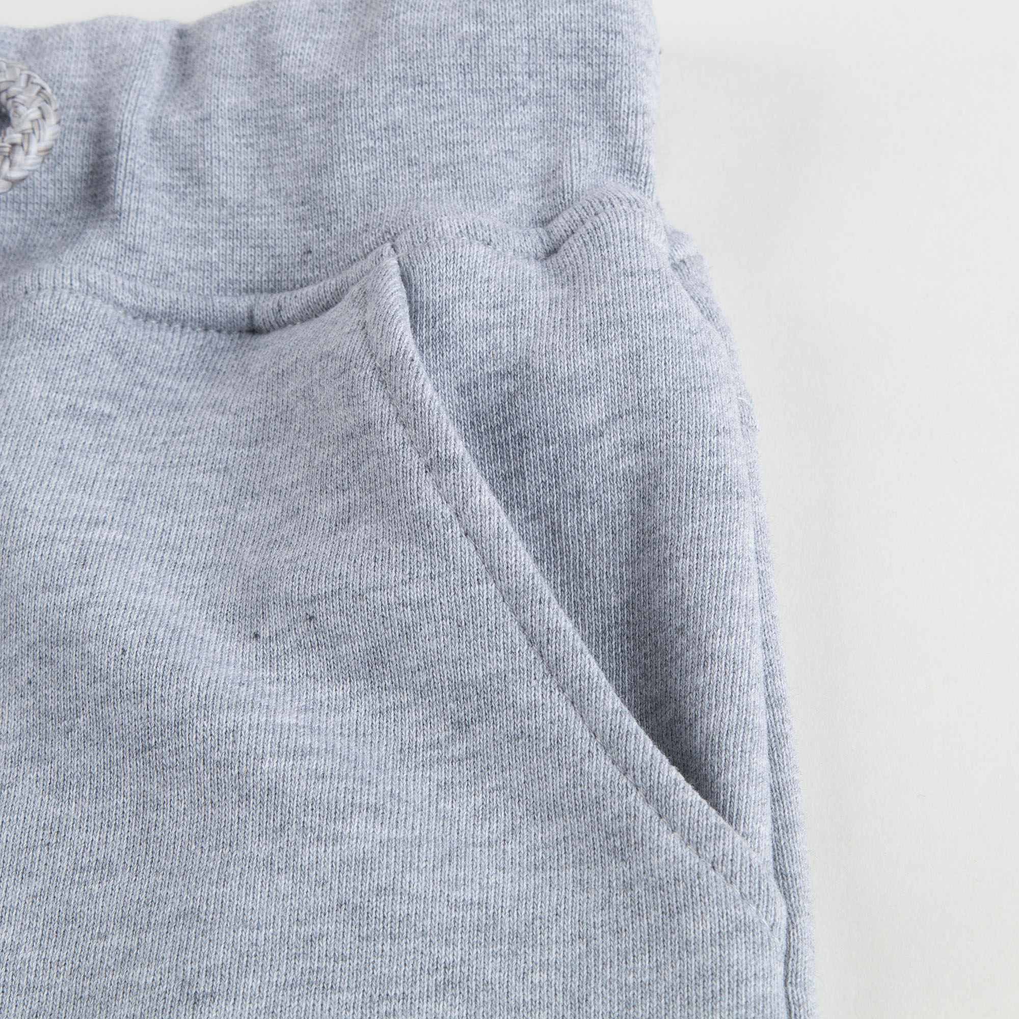 Boys Grey & Black Logo Shorts