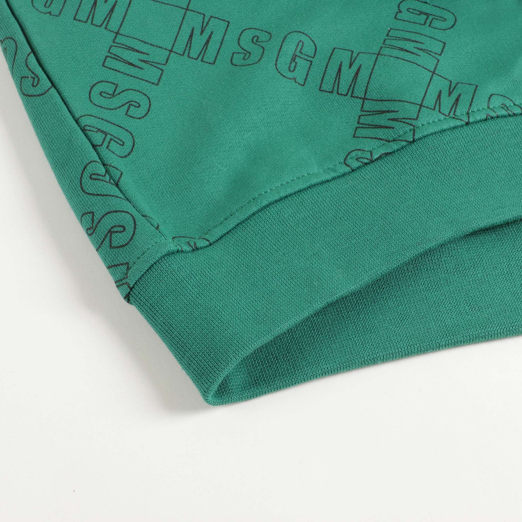 Boys Green Cotton Sweatshirt