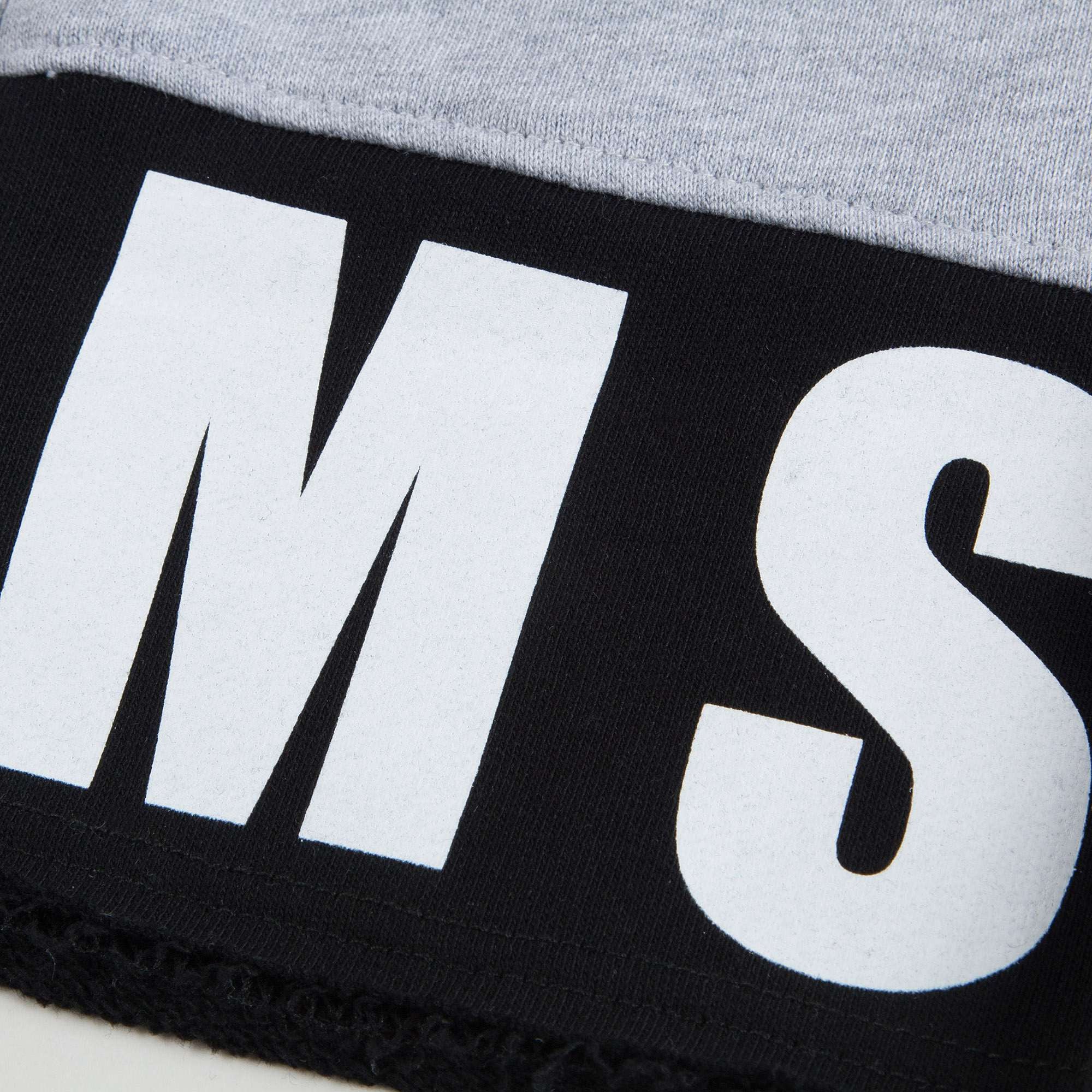 Boys Grey & Black Logo Shorts