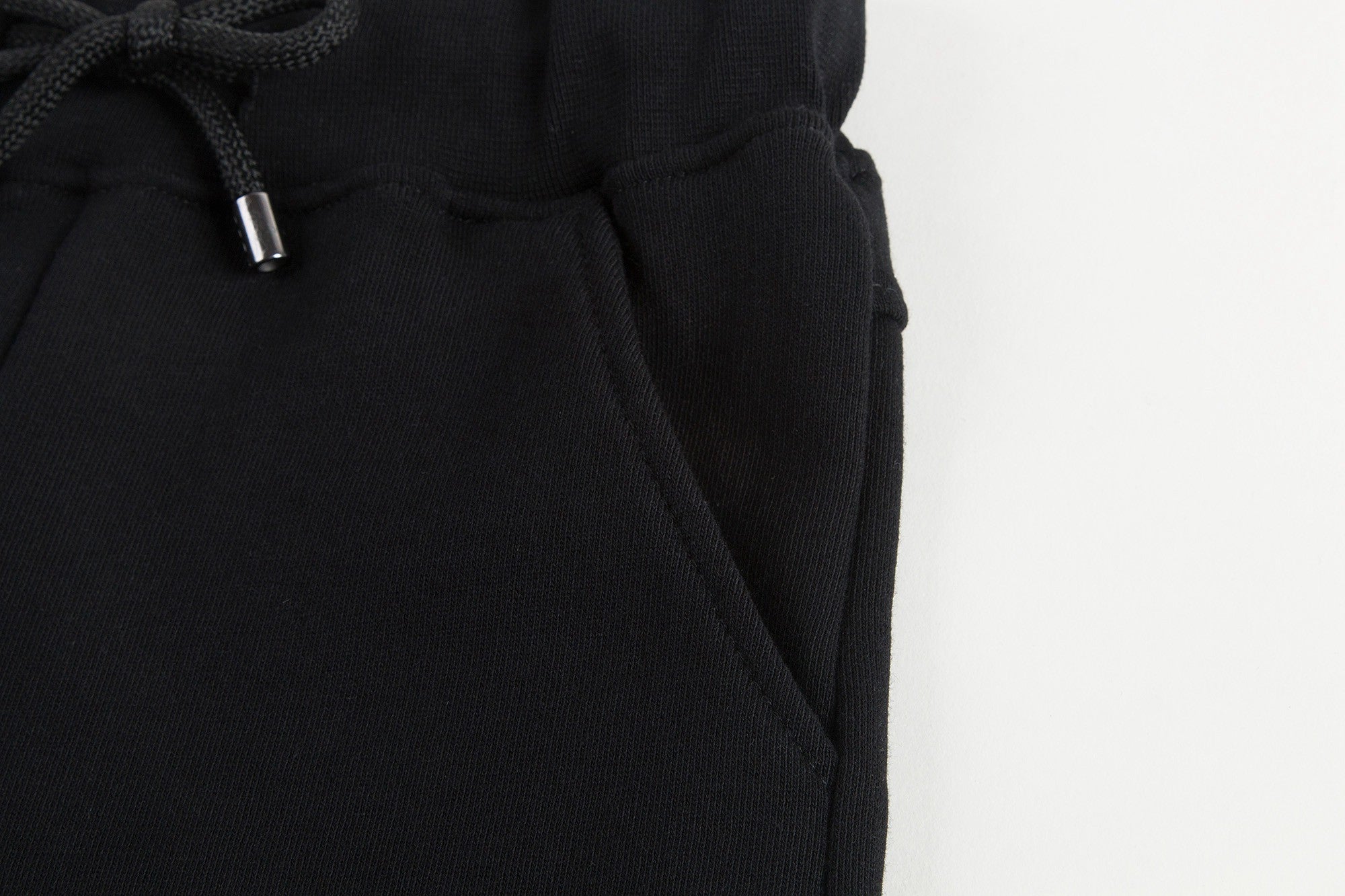Boys Black & White Logo Shorts