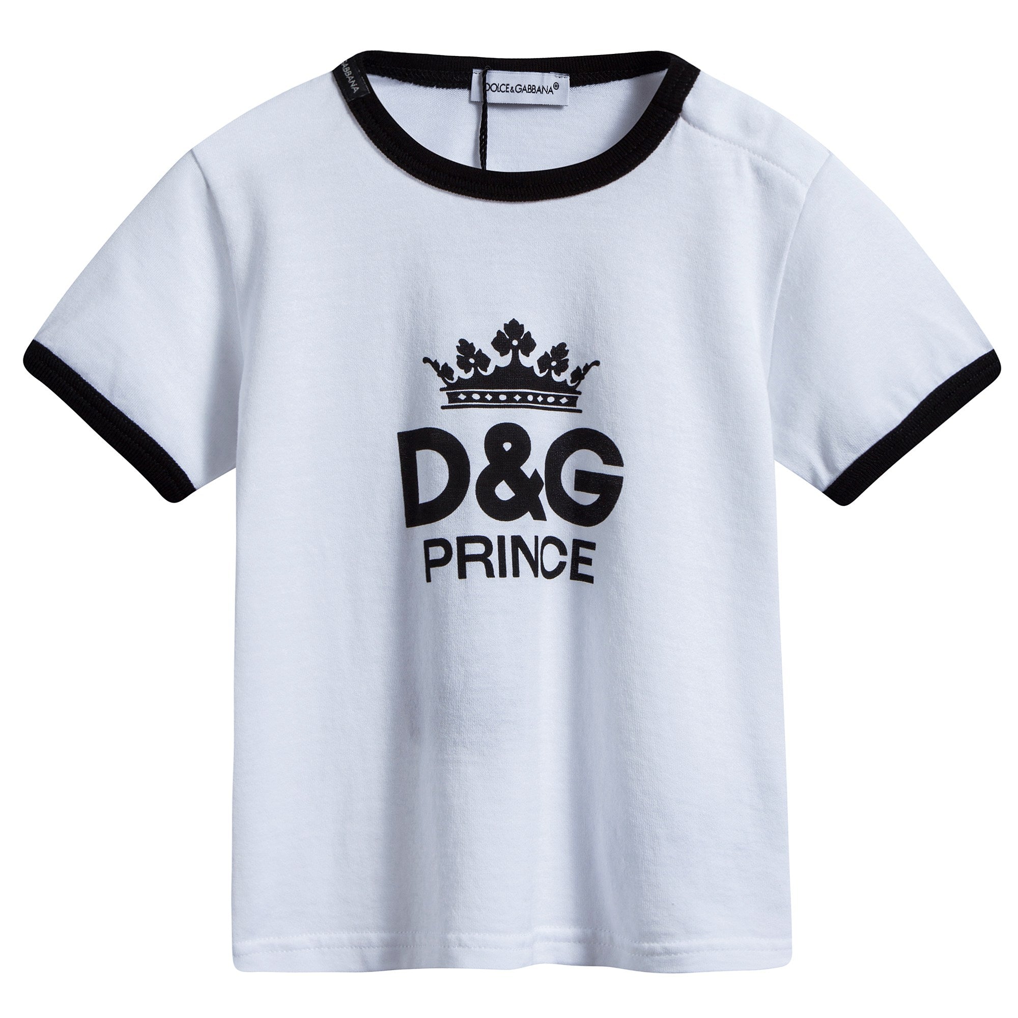 Baby  White  Logo  T-shirt