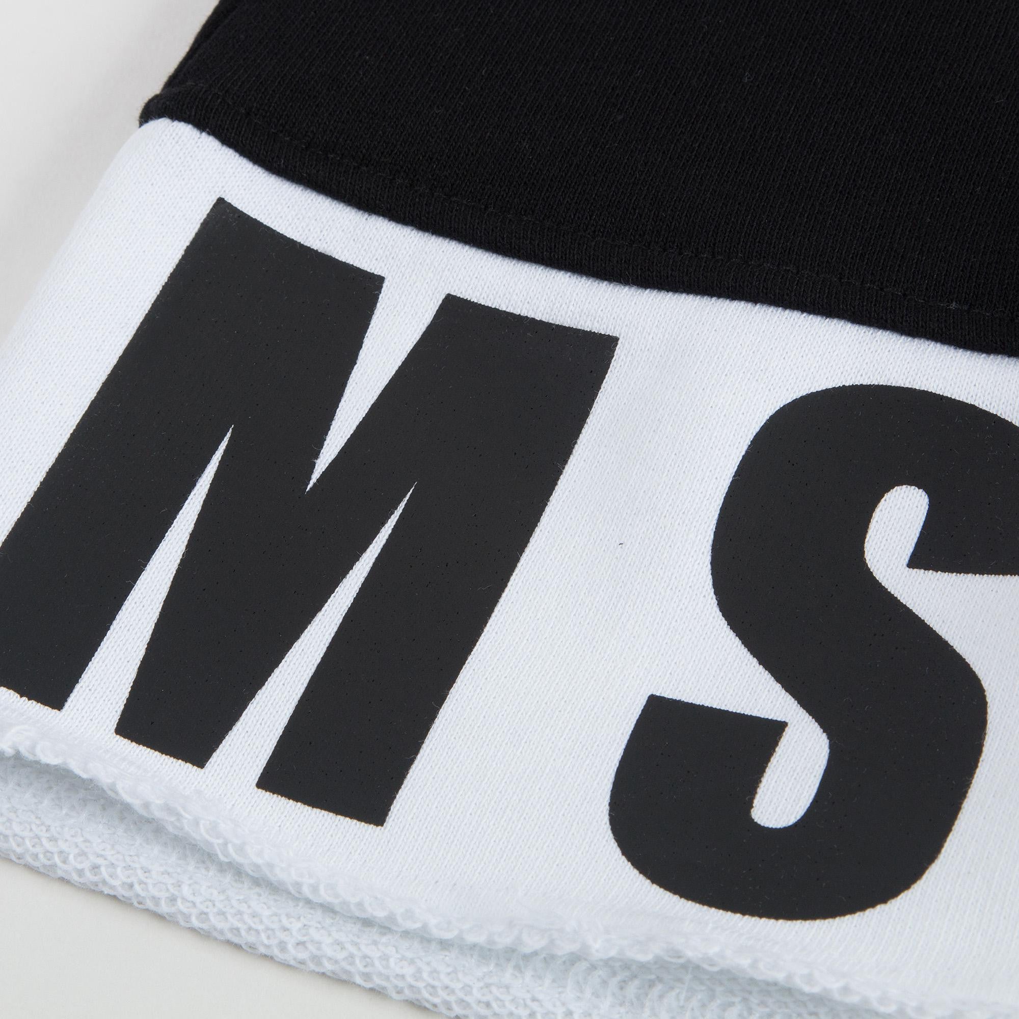 Boys Black & White Logo Shorts