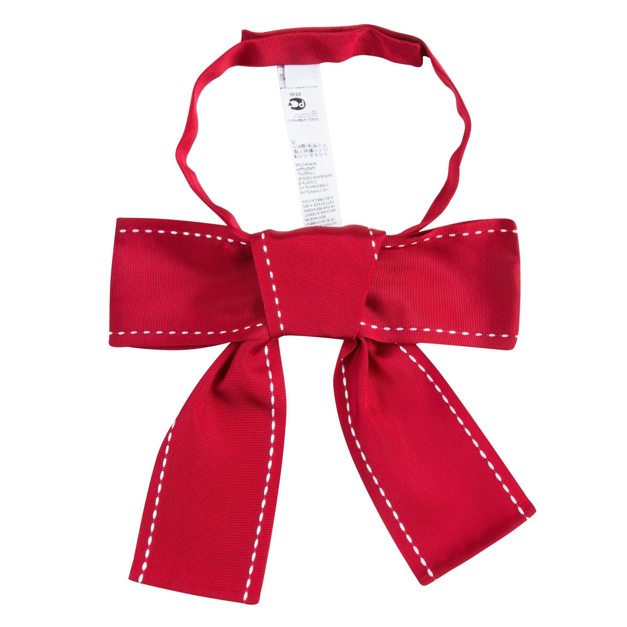 Girls Red 'Back to school' Bow Tie