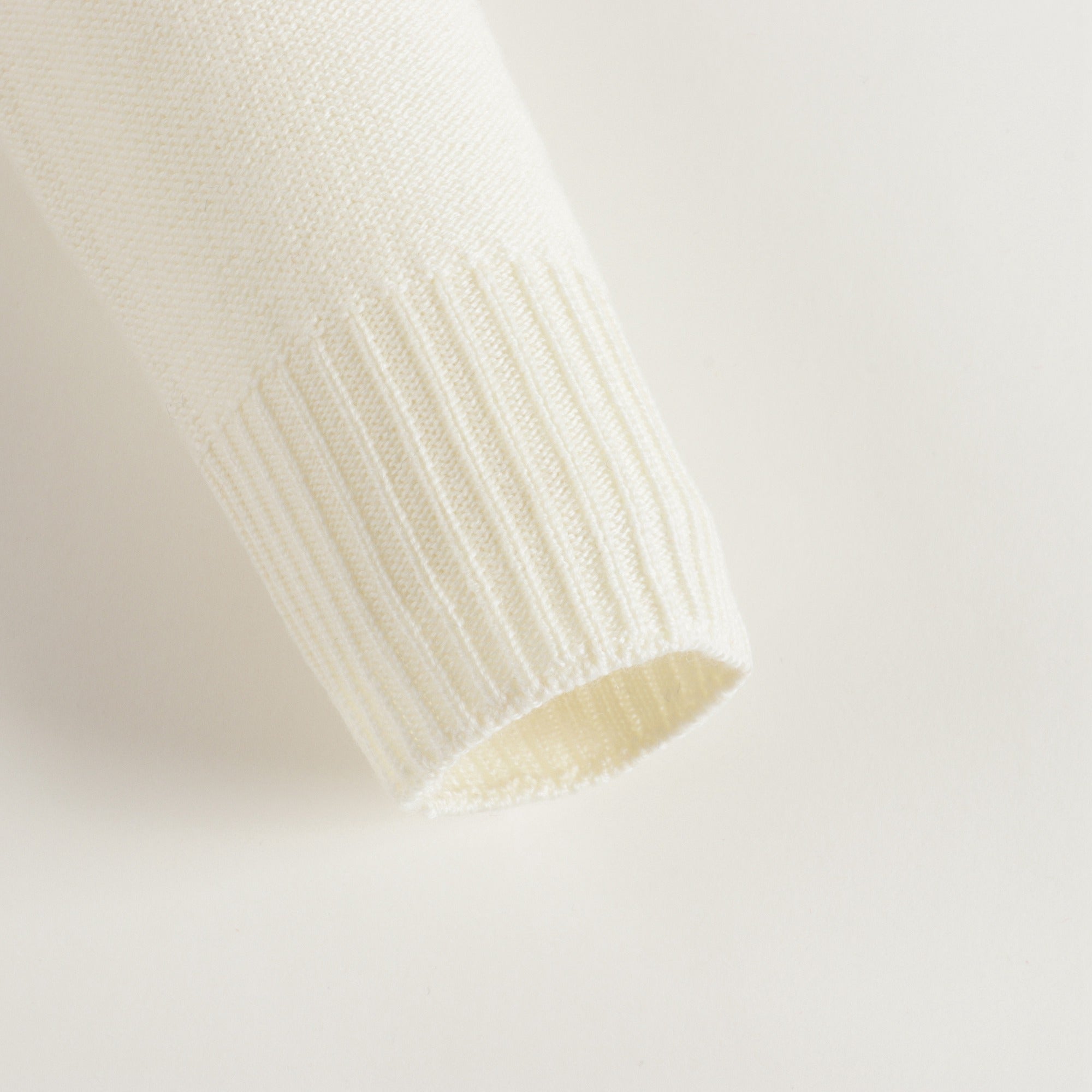 Boys & Girls White Wool Jumper