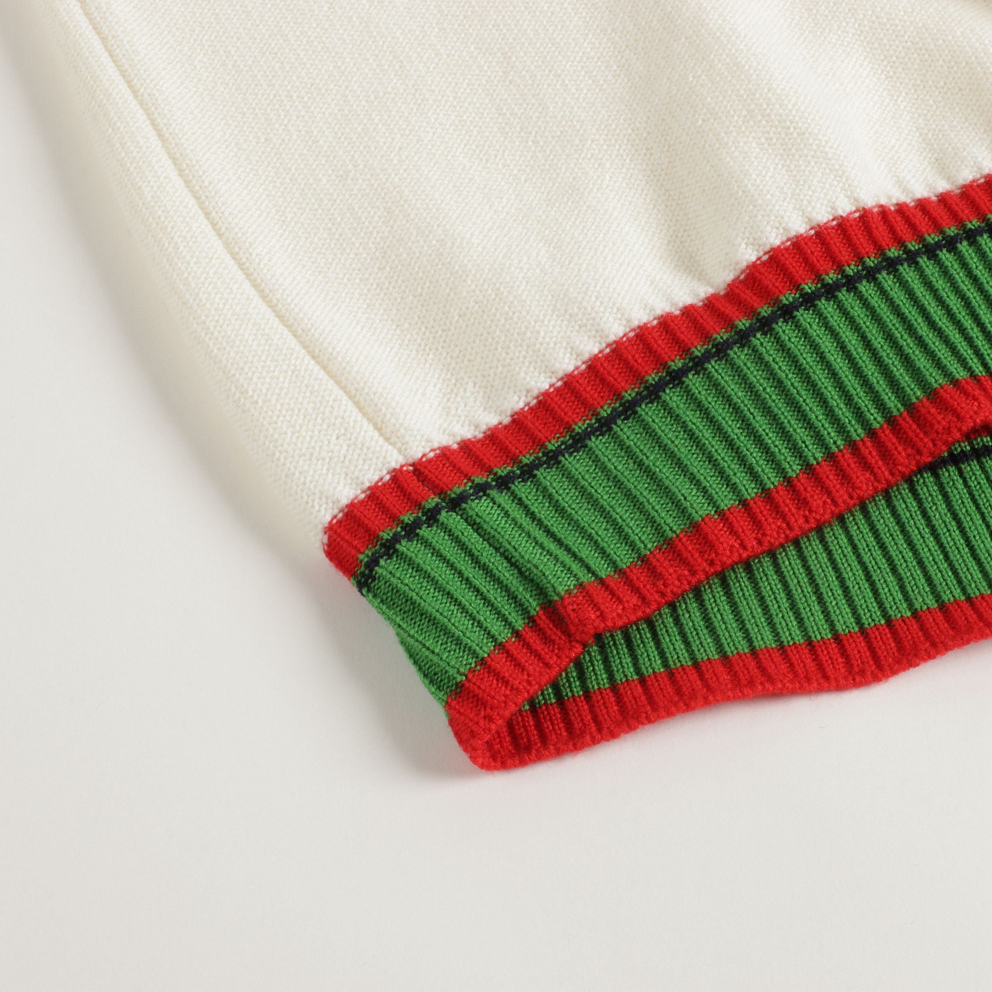 Boys & Girls White Wool Jumper