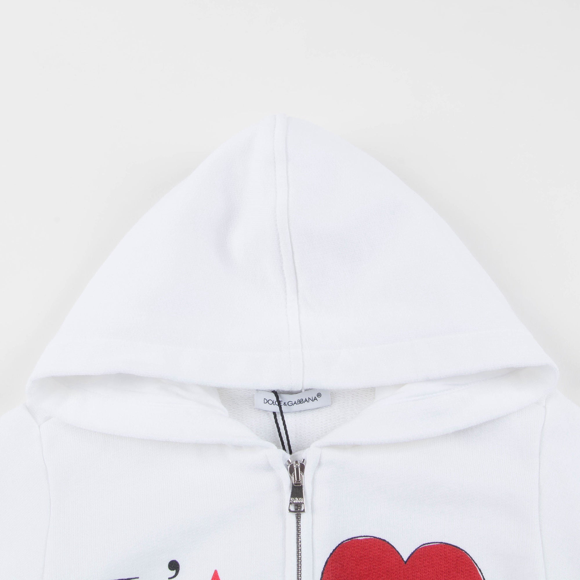 Baby Girls Girls White Cotton Zip-up Top