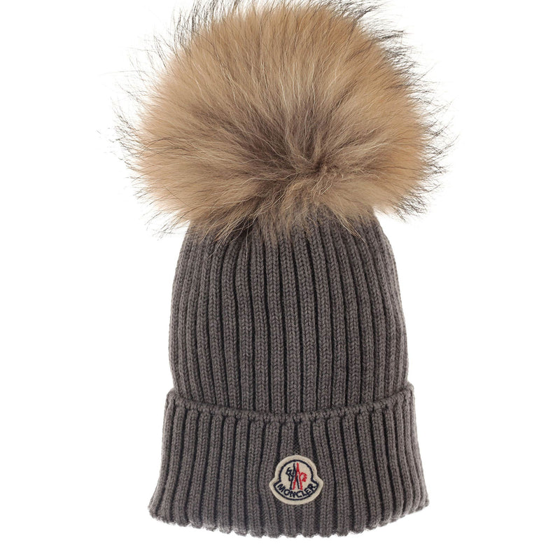 Boys & Girls Grey Plush Trims Knitted Hat & Scarf Sets - CÉMAROSE | Children's Fashion Store - 2