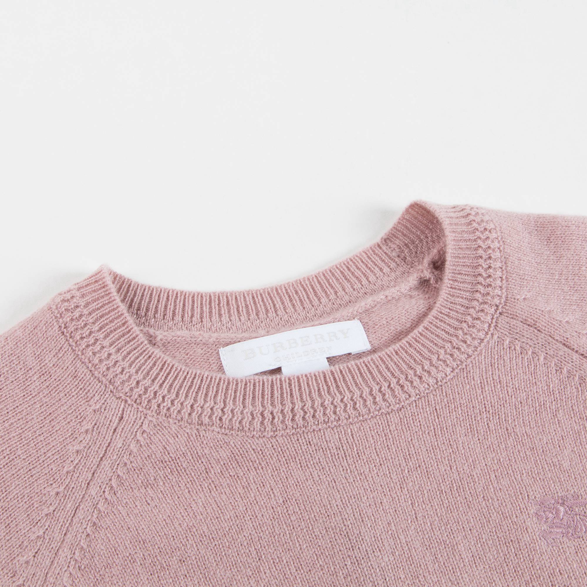 Girls Dusty Pink Cashmere Sweater
