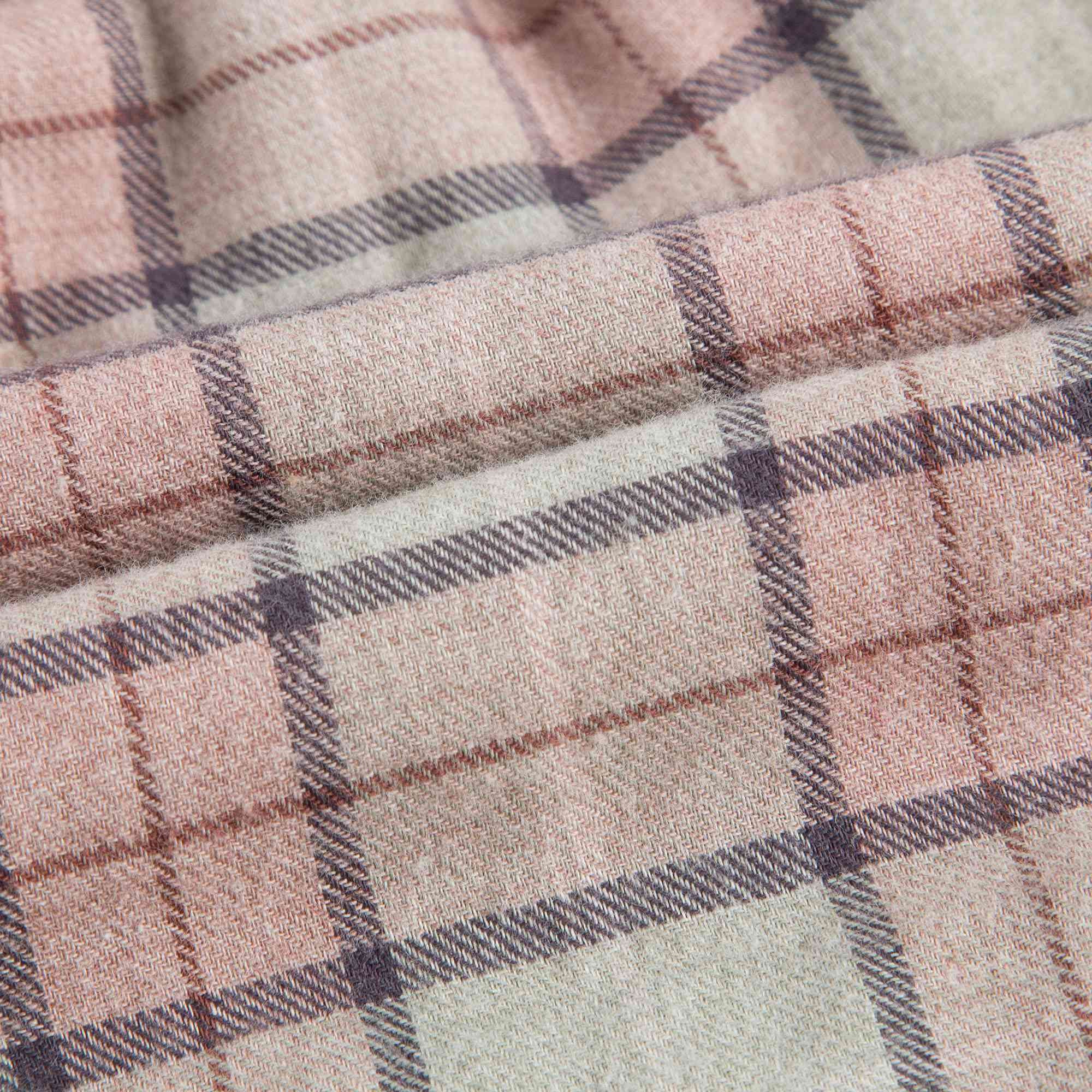 Girls Pink Checked Dress